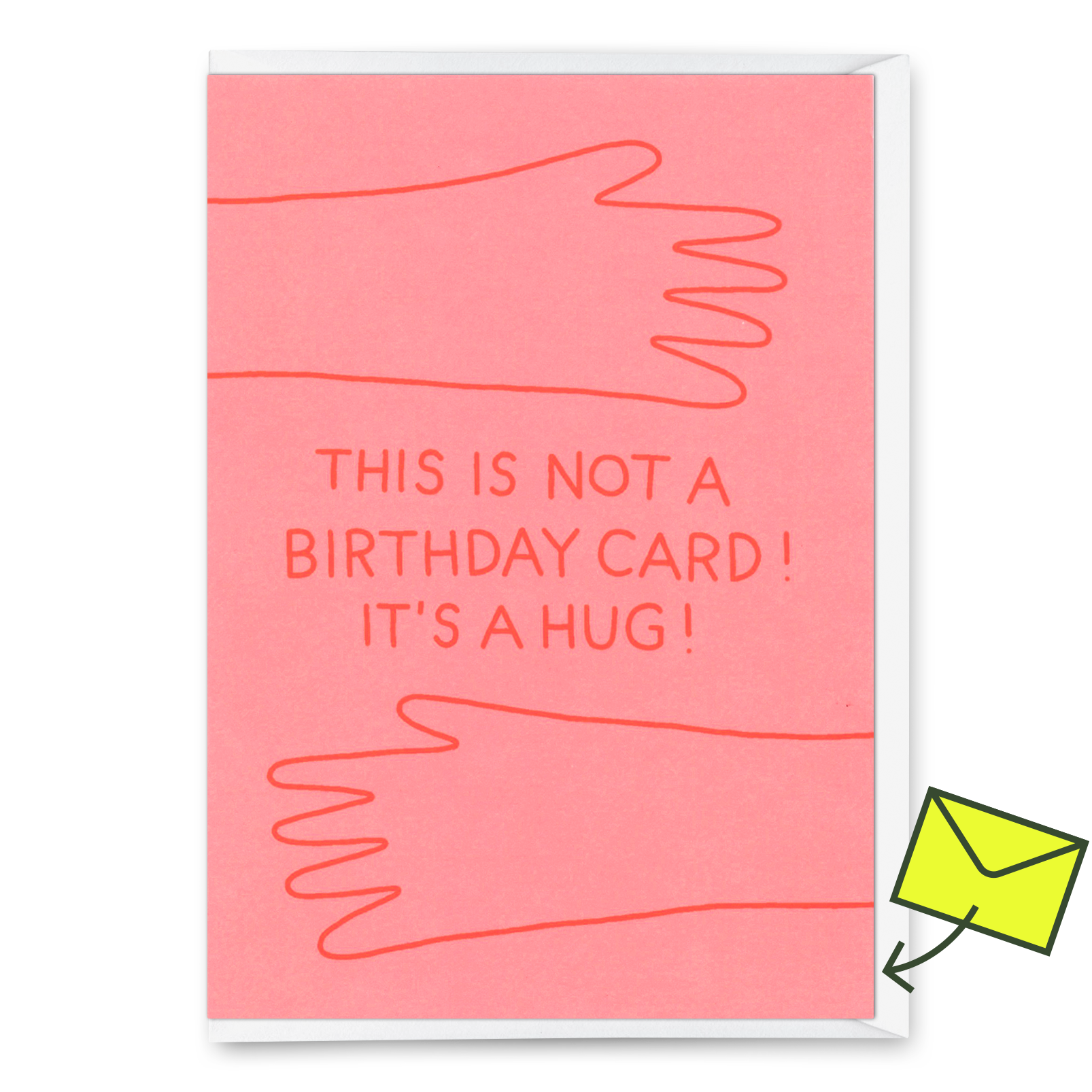 Grußkarte "It´s a hug" | Schöne Klappkarte zum Geburtstag
