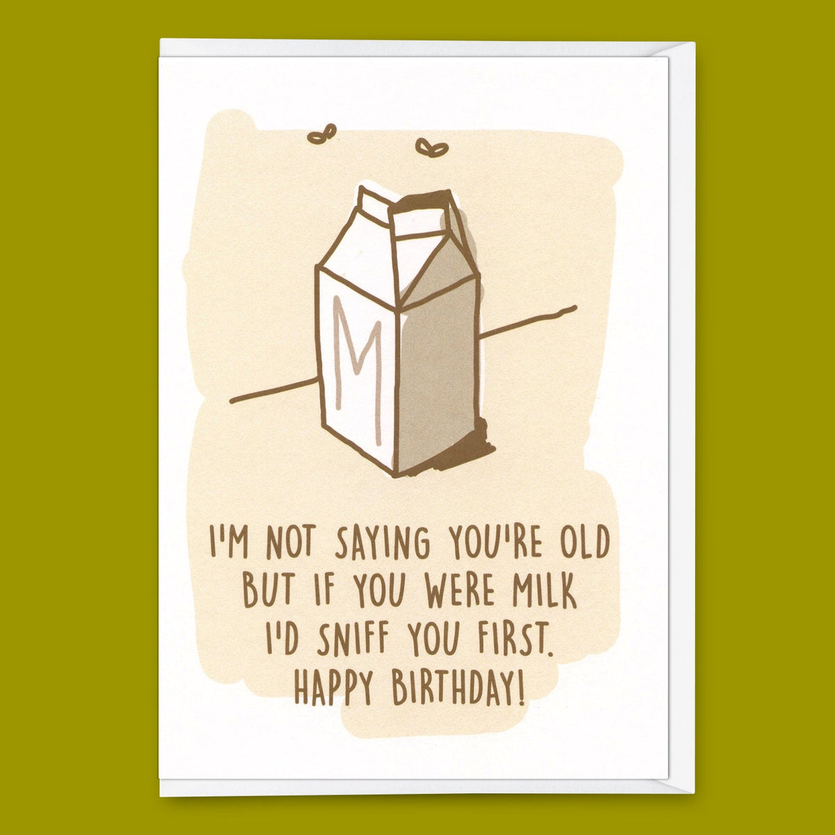 Grußkarte "If you were milk" | Lustige Klappkarte mit Spruch zum Geburtstag