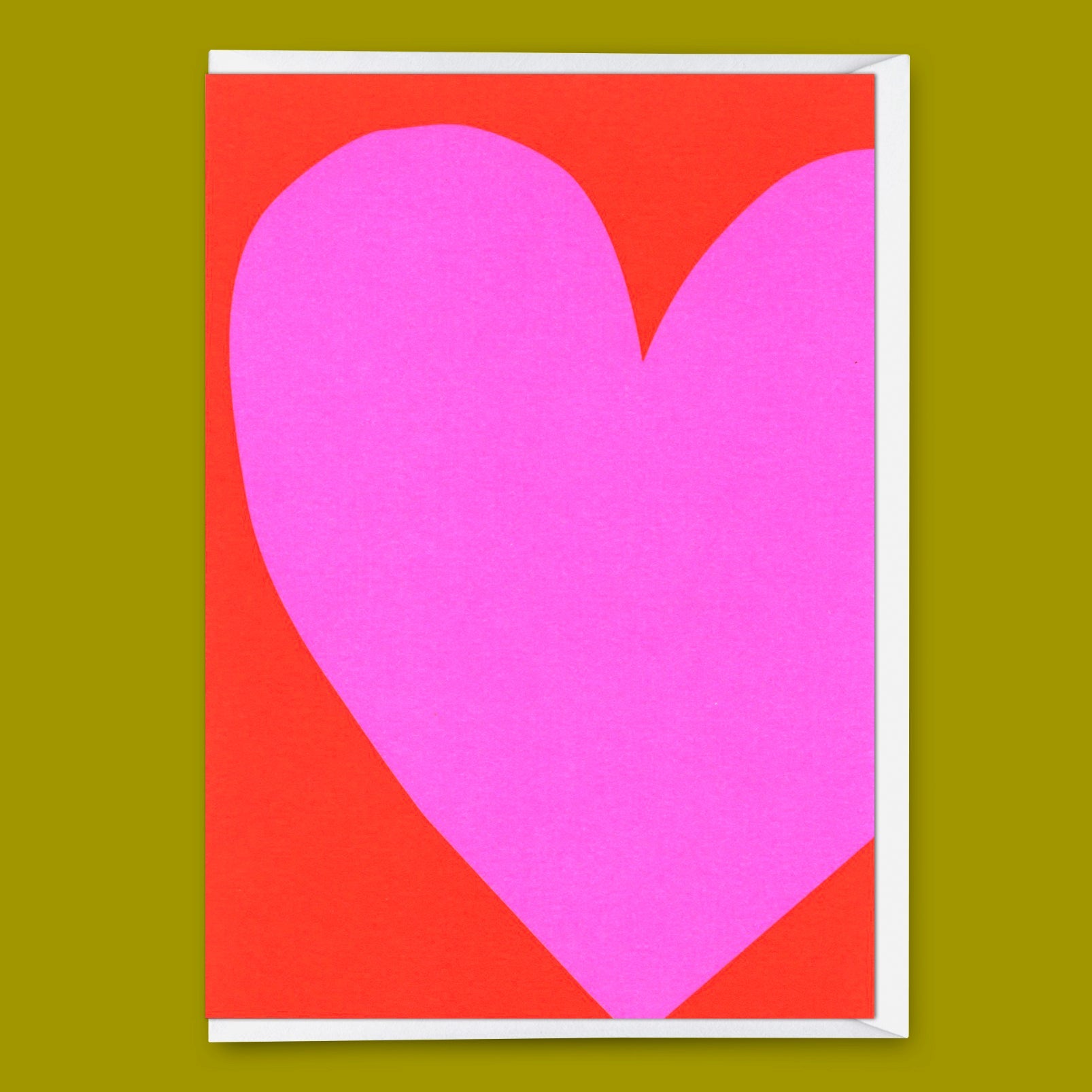 Grußkarte "Purple heart" | Schöne Klappkarte für Verliebte