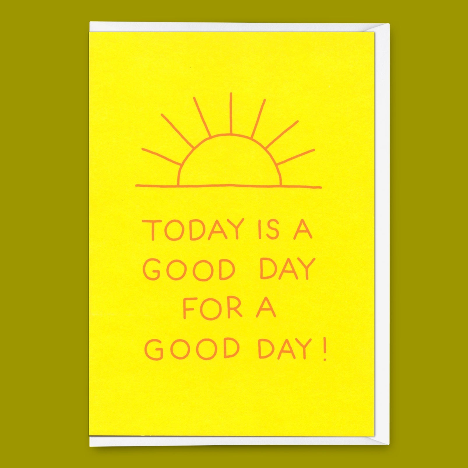 Grußkarte "Good day" | Coole Klappkarte mit Spruch für jeden Anlass