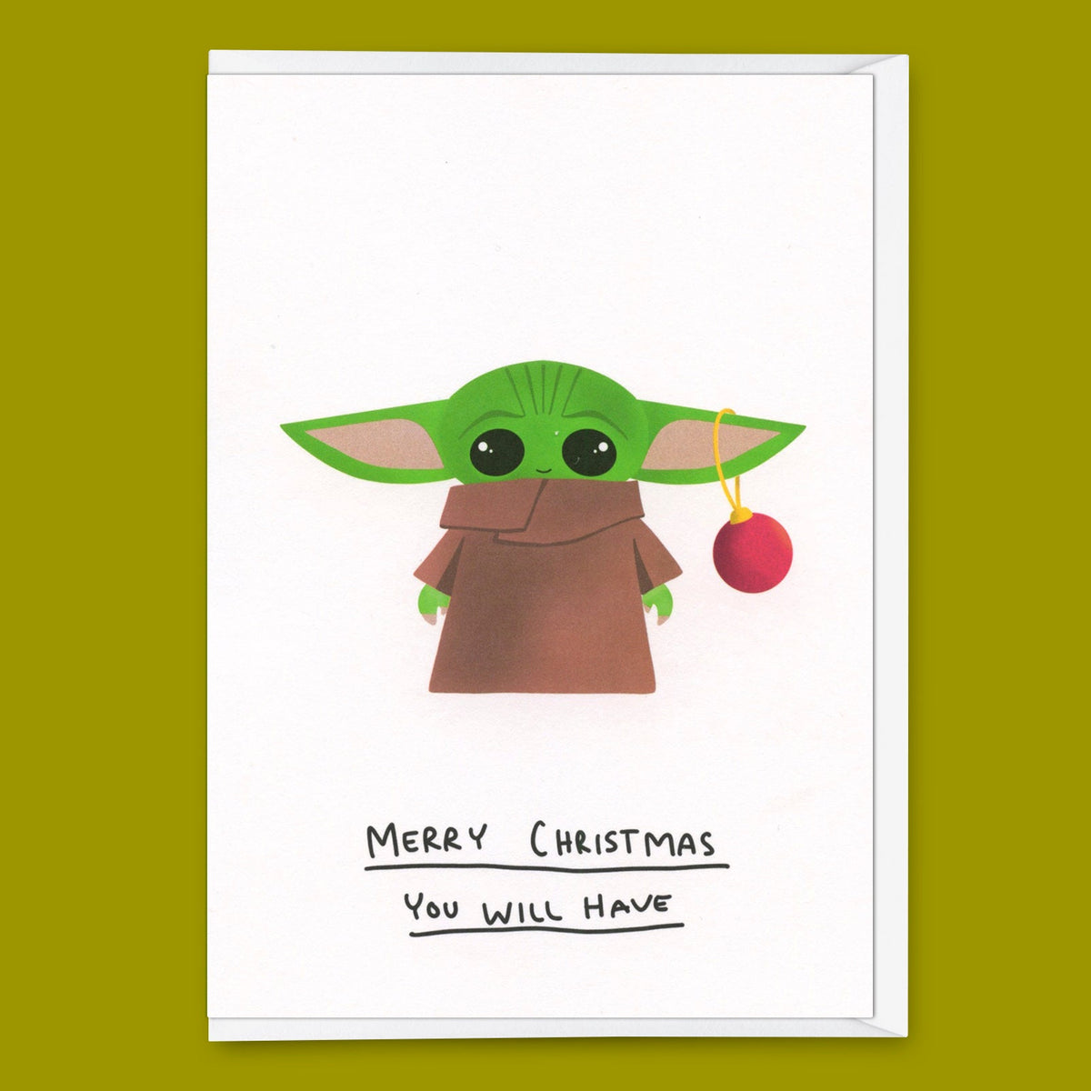 Grußkarte "Merry Christmas you will have" | Lustige Klappkarte zu Weihnachten
