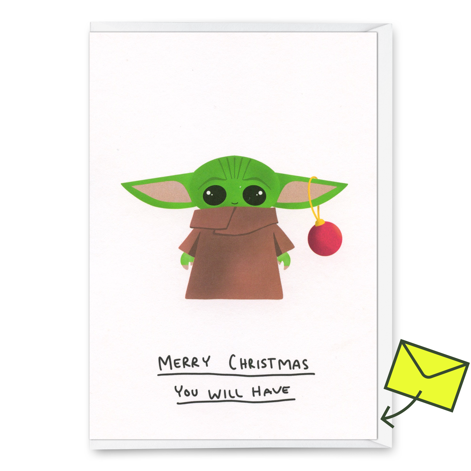 Grußkarte "Merry Christmas you will have" | Lustige Klappkarte zu Weihnachten