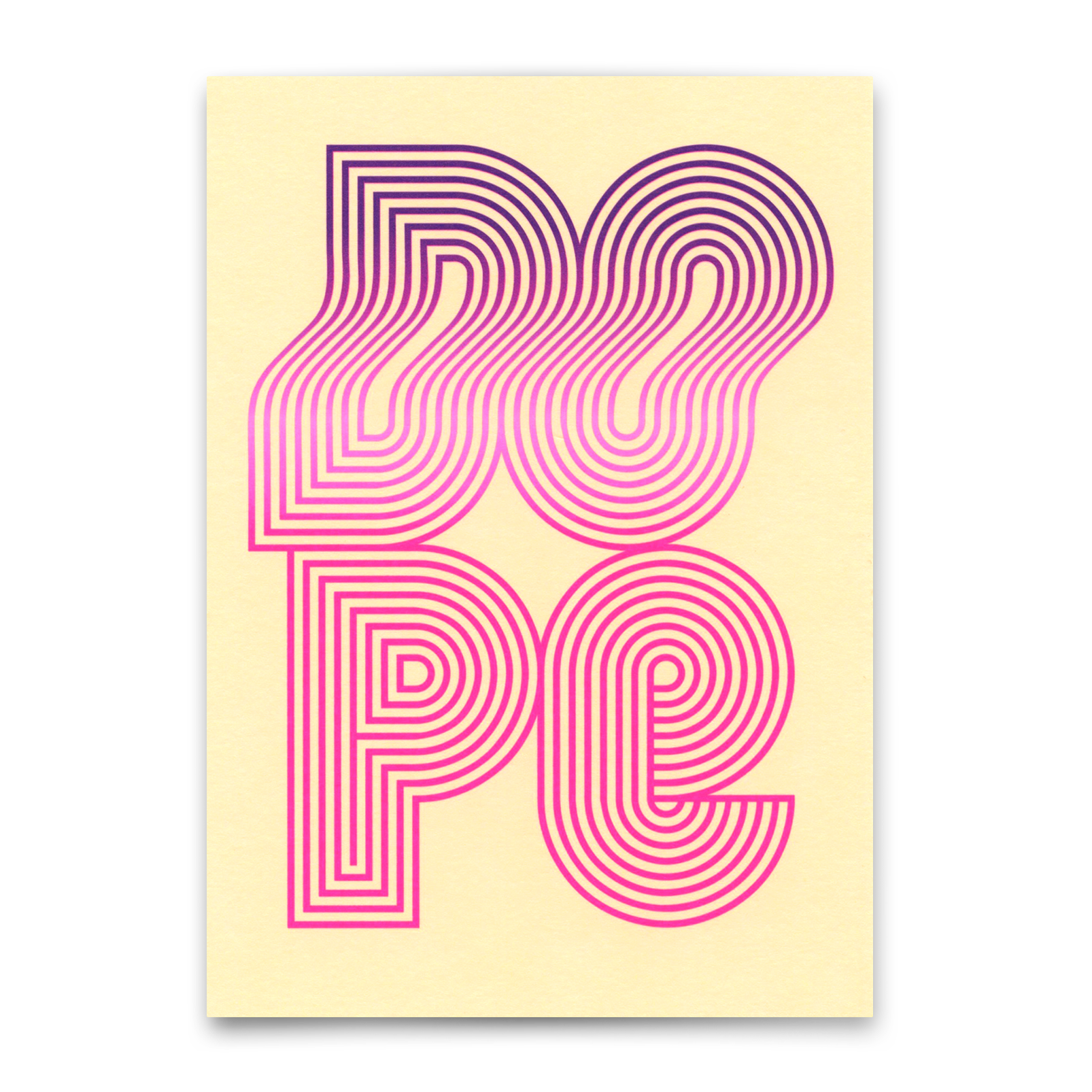Postkarte "Dope" | Besondere Karte für jeden Anlass