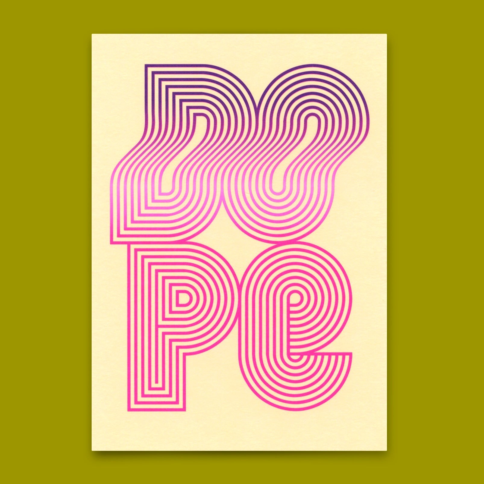 Postkarte "Dope" | Besondere Karte für jeden Anlass