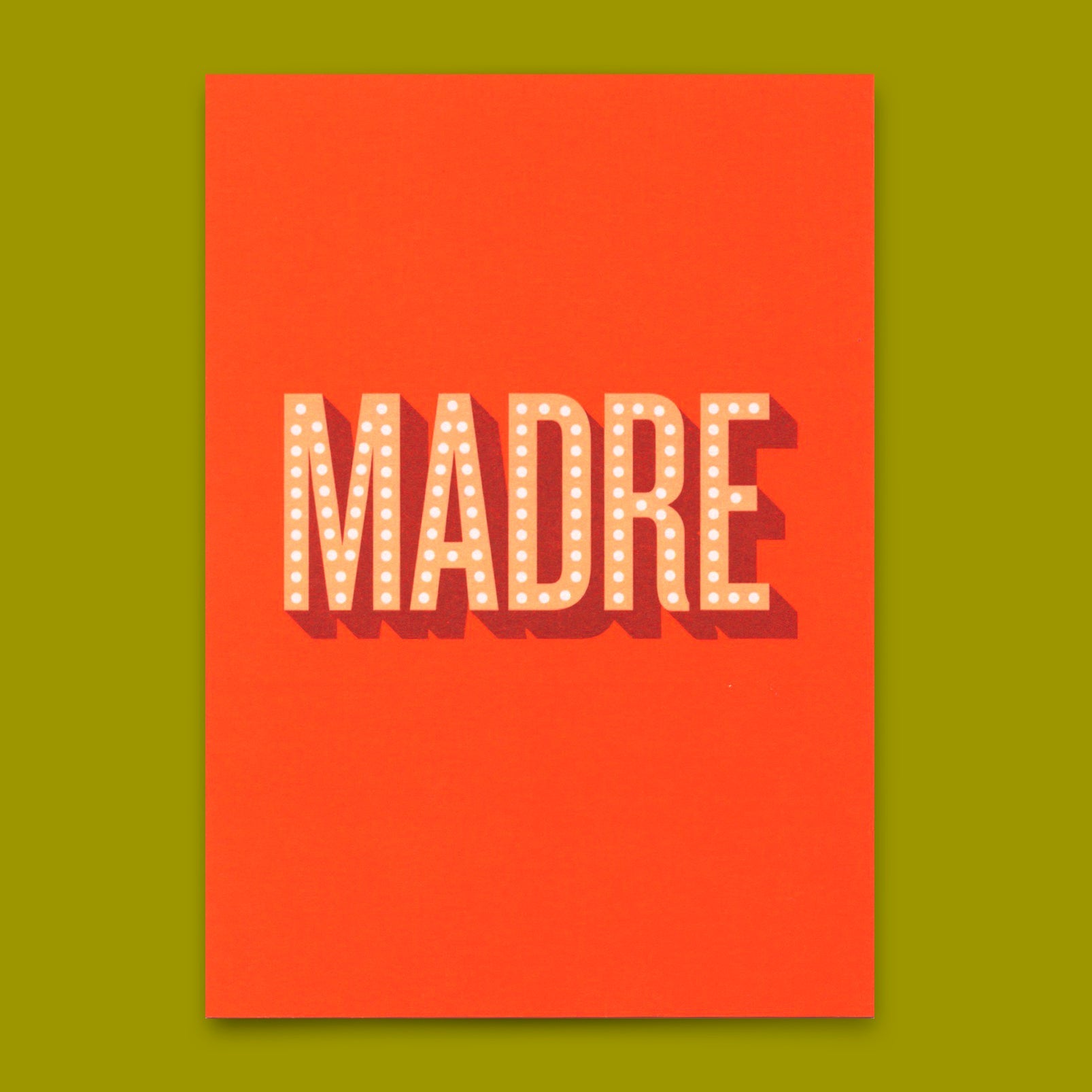Postkarte "Madre" | Coole Karte zum Muttertag