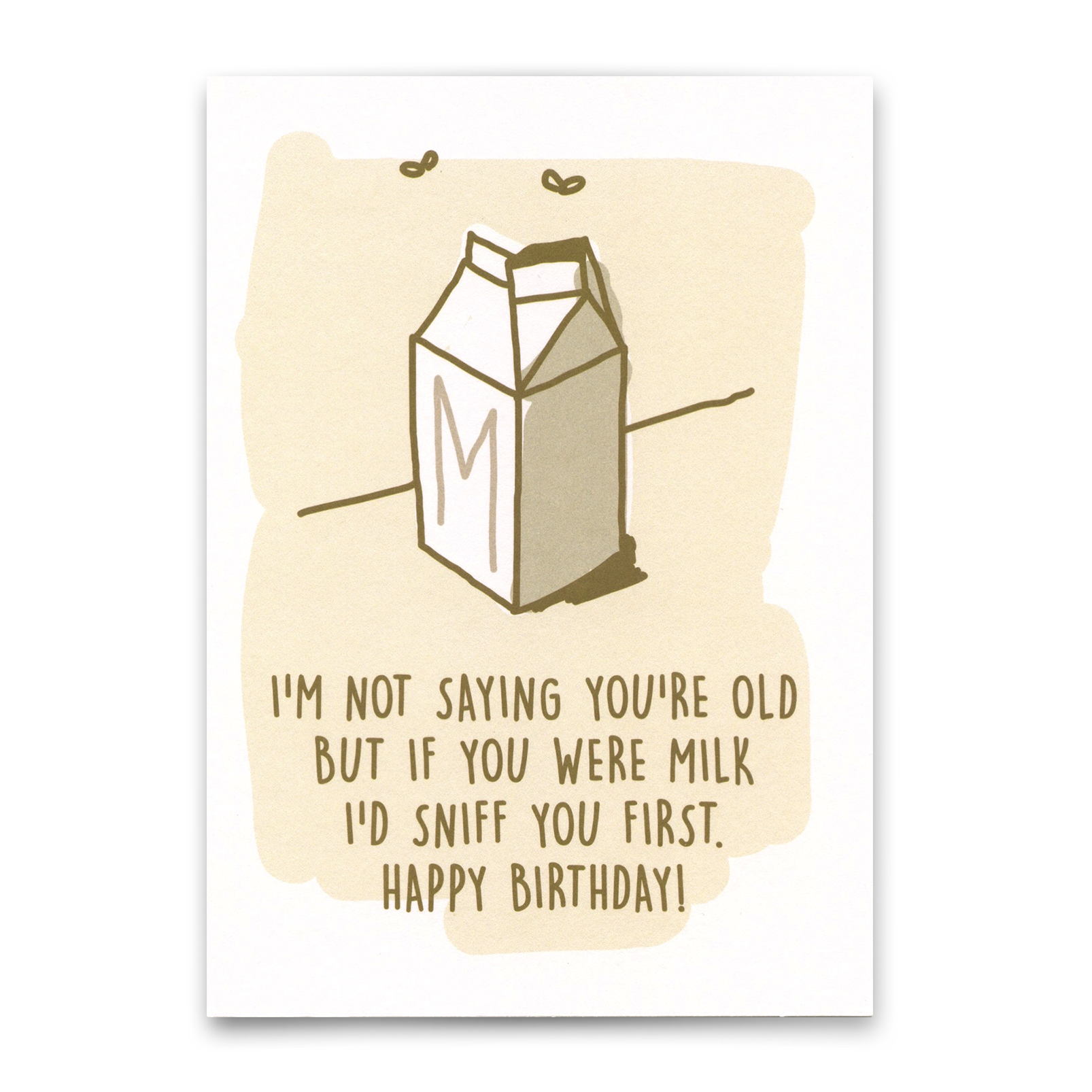 Postkarte "If you were milk" | Lustige Karte mit Spruch zum Geburtstag