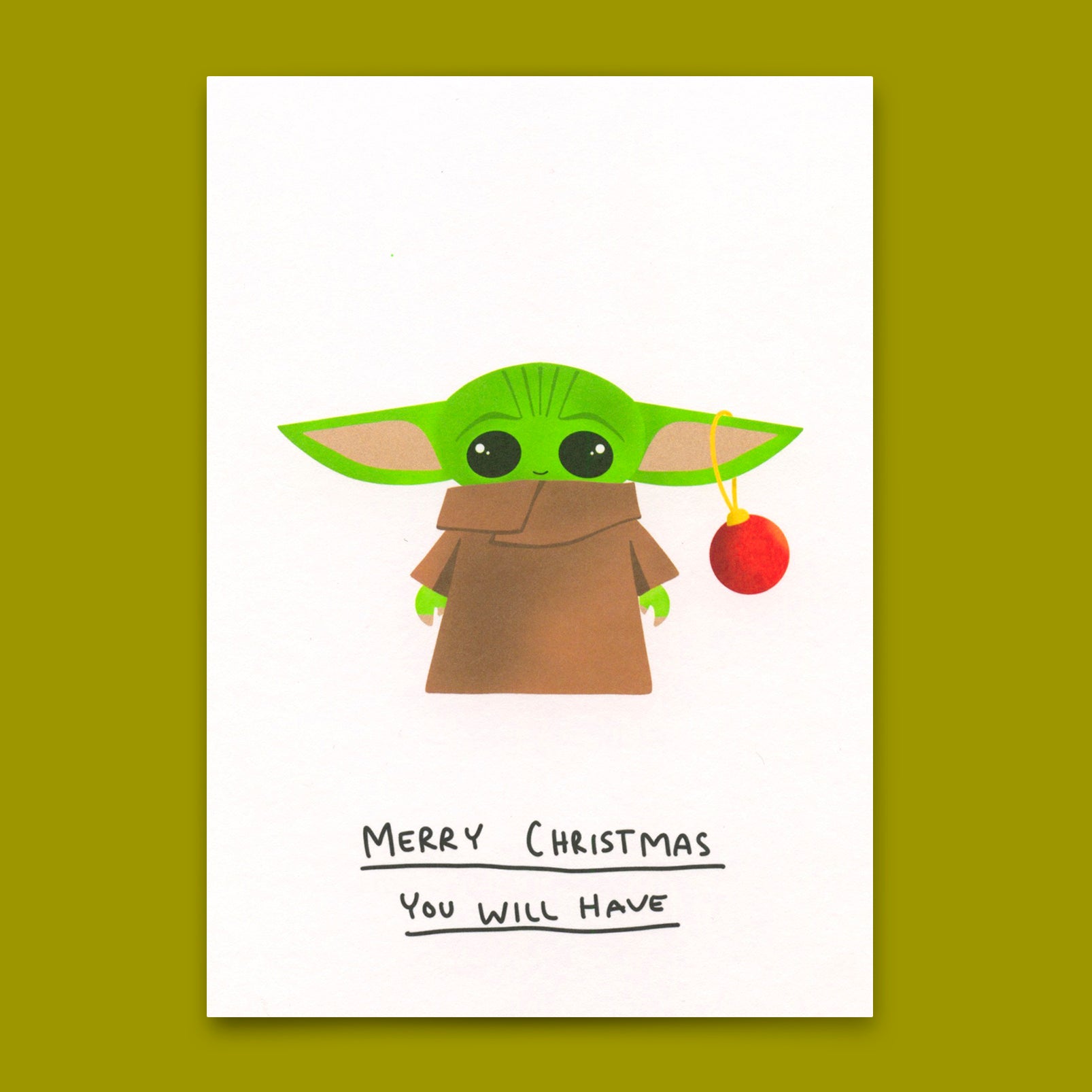Postkarte "Merry Christmas you will have" | Lustige Karte zu Weihnachten