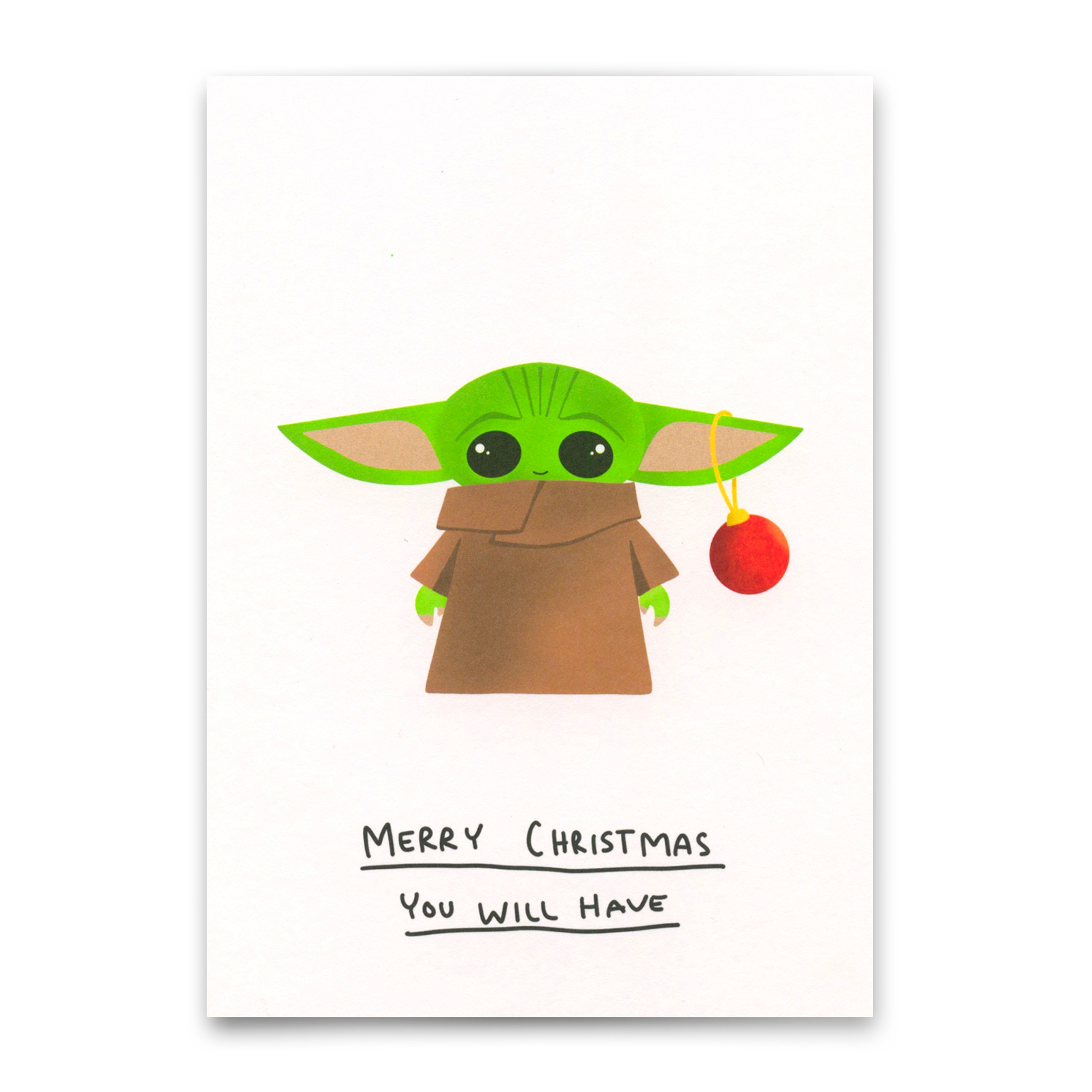 Postkarte "Merry Christmas you will have" | Lustige Karte zu Weihnachten