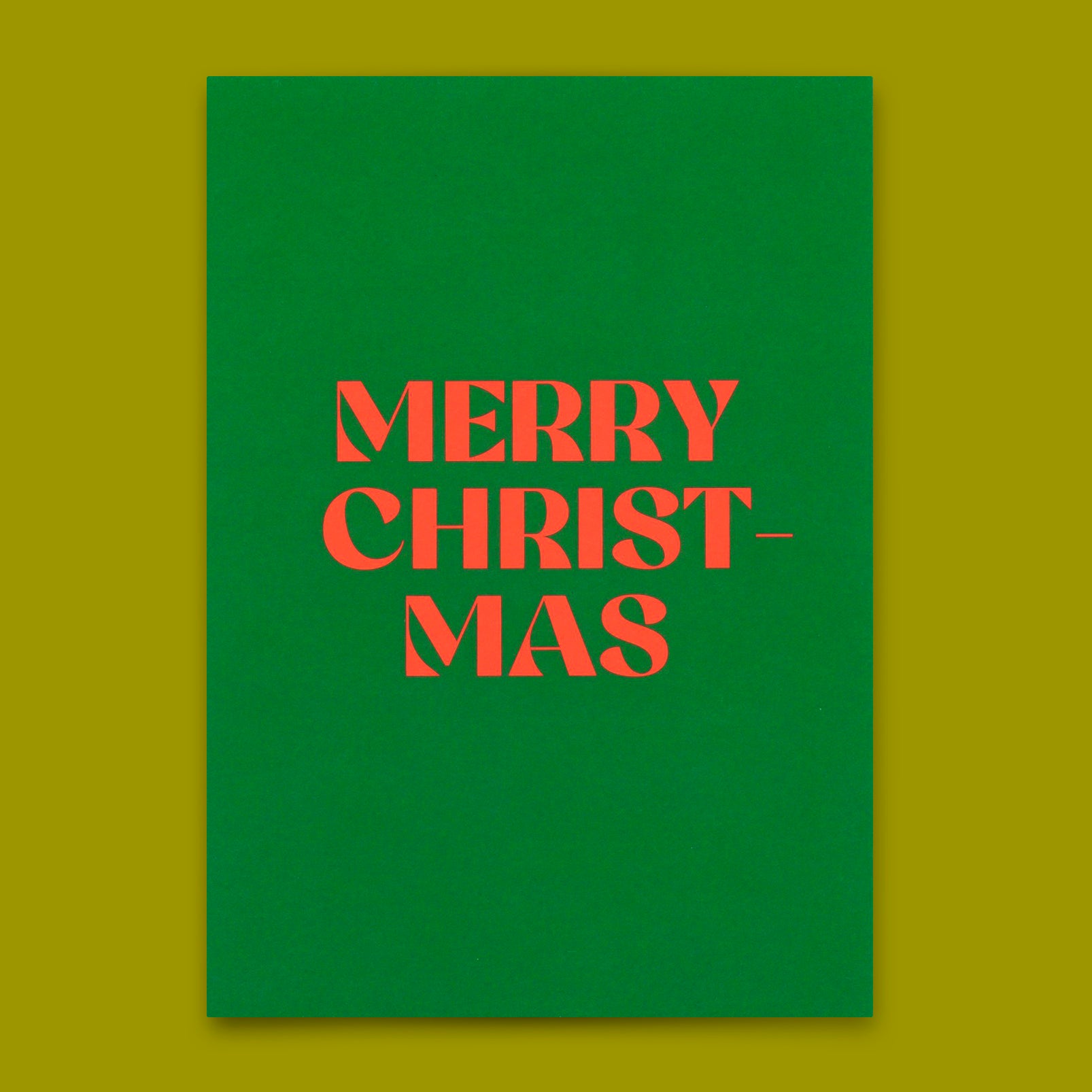Postkarte "Merry Christmas Petrol" | Schöne Karte zu Weihnachten