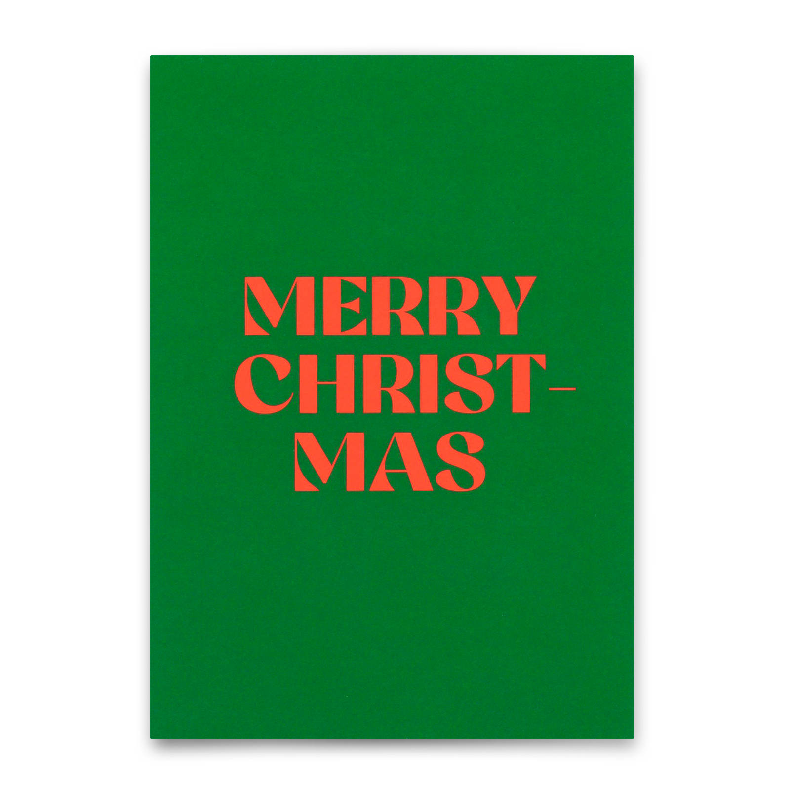 Postkarte "Merry Christmas Petrol" | Schöne Karte zu Weihnachten
