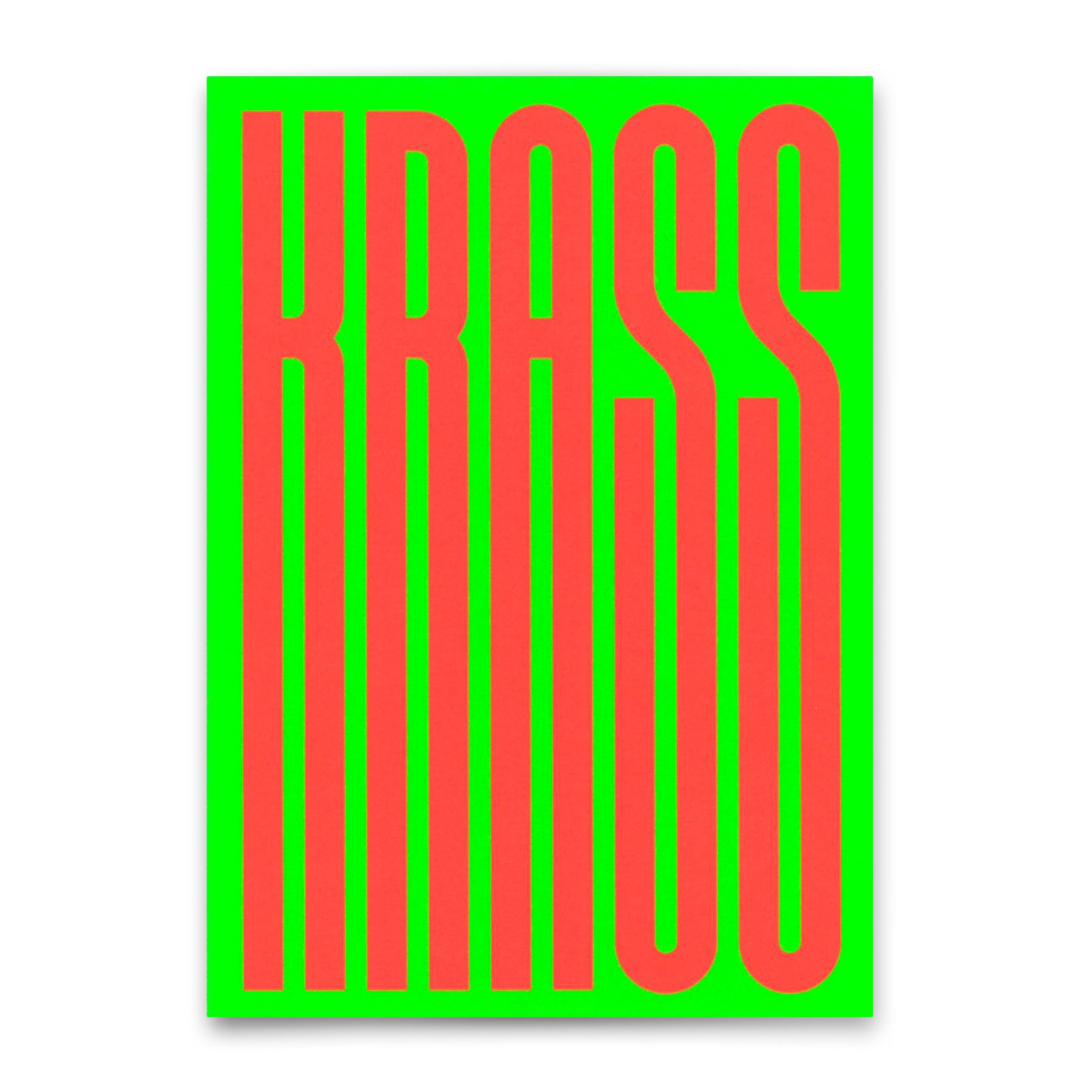 Postkarte "Krass bunt" | Coole Karte für jeden Anlass