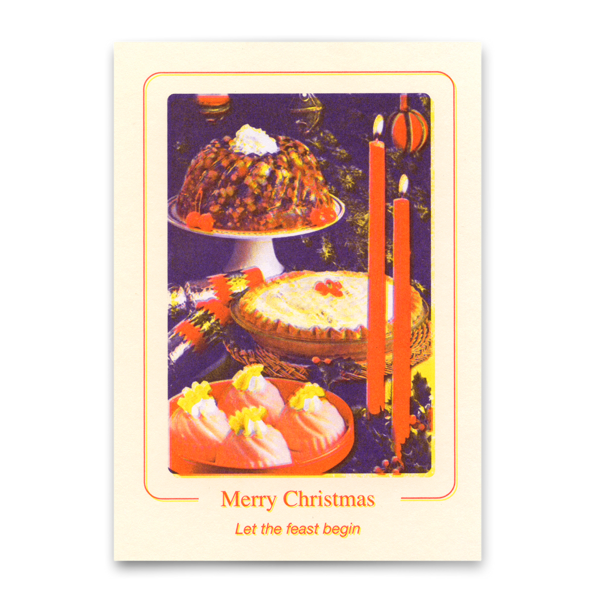 Postkarte "Christmas Feast" | Coole Karte zu Weihnachten