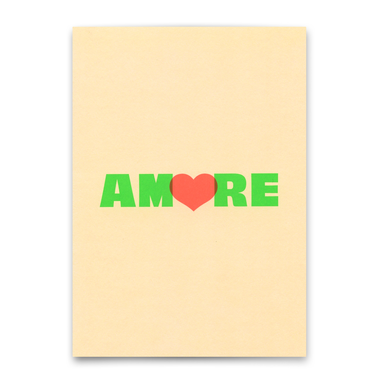 Postkarte "Amore" | Coole Karte für Verliebte