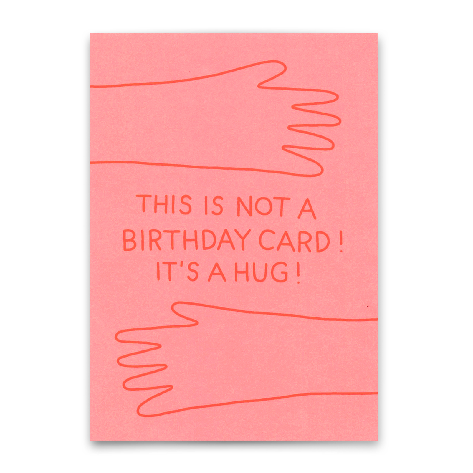 Postkarte "It´s a hug" | Schöne Karte zum Geburtstag