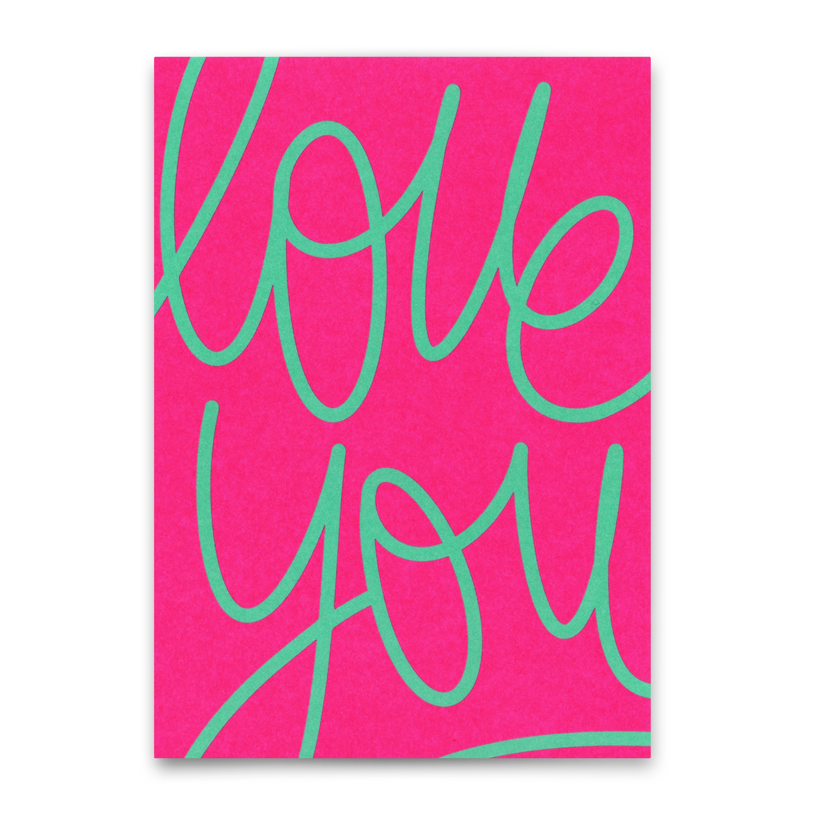 Postkarte "Love you Swing" | Besondere Karte für Verliebte