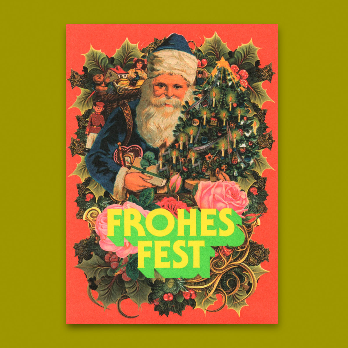 Postkarte "Poesie Nikolaus" | Besondere Postkarte zu Weihnachten