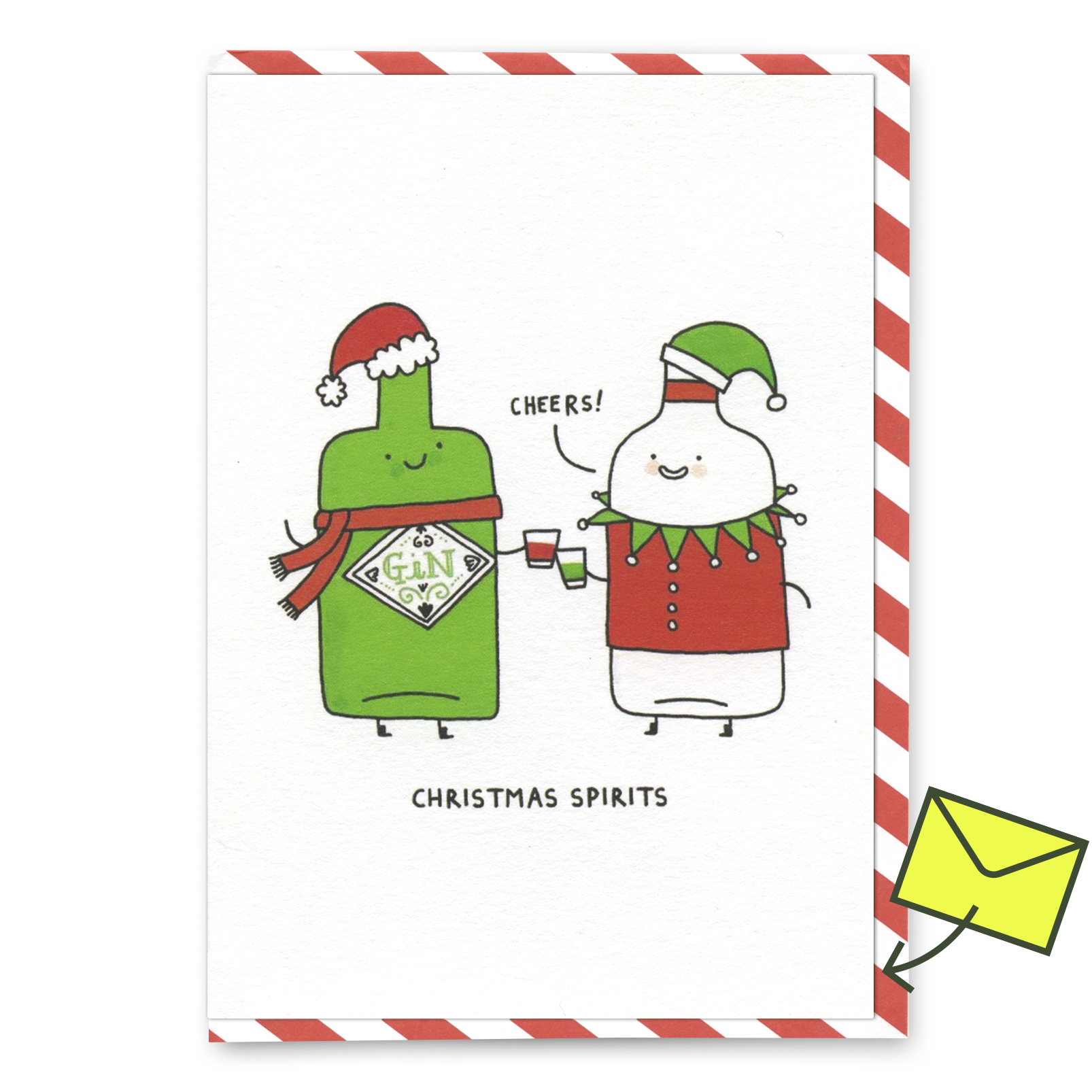 Grußkarte "Christmas Spirits" | Weihnachtskarte | Ohh Deer