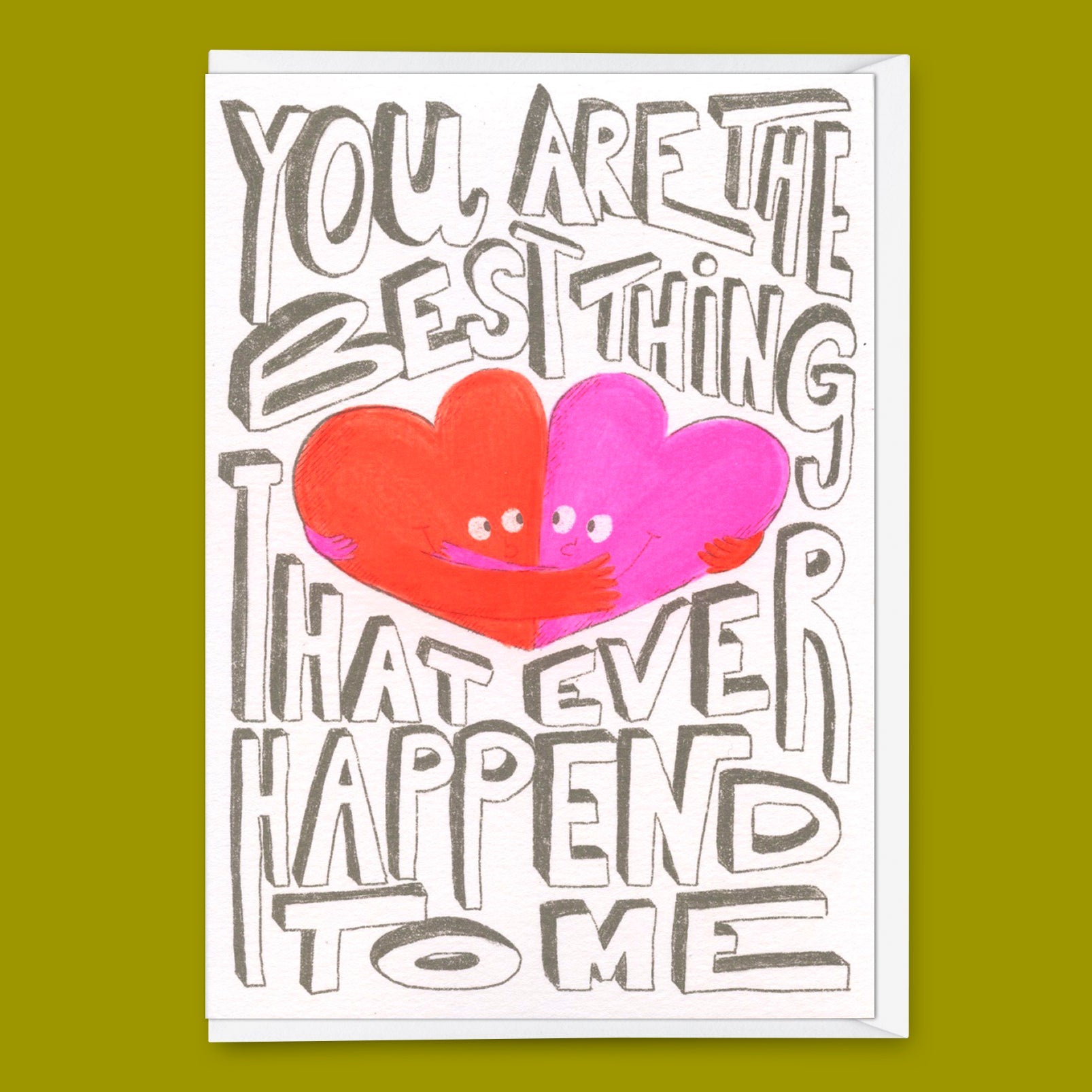 Grußkarte "You are the best thing" | Schöne Klappkarte  für Verliebte