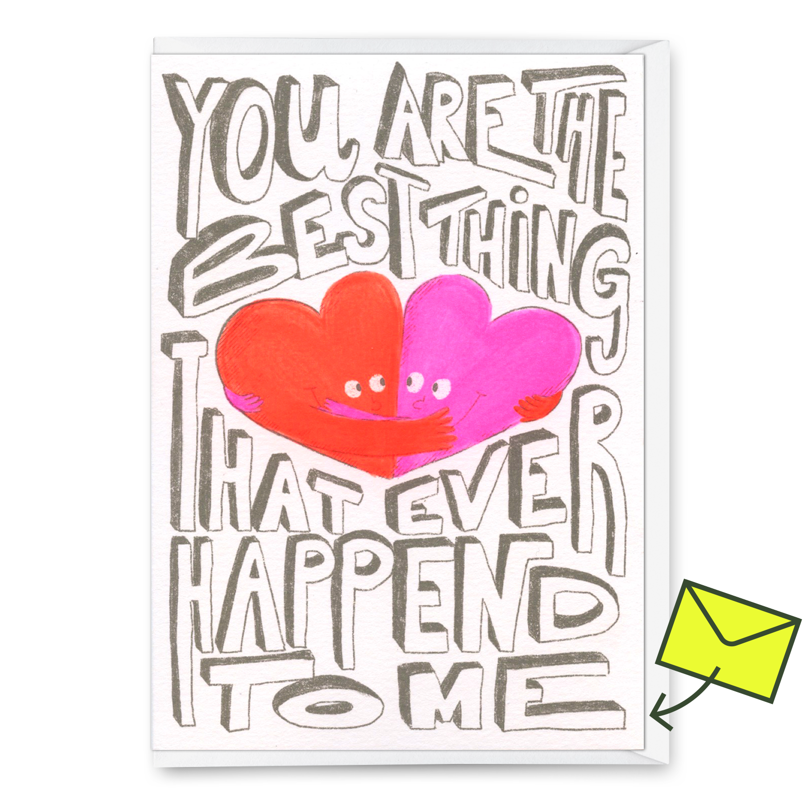 Grußkarte "You are the best thing" | Schöne Klappkarte  für Verliebte