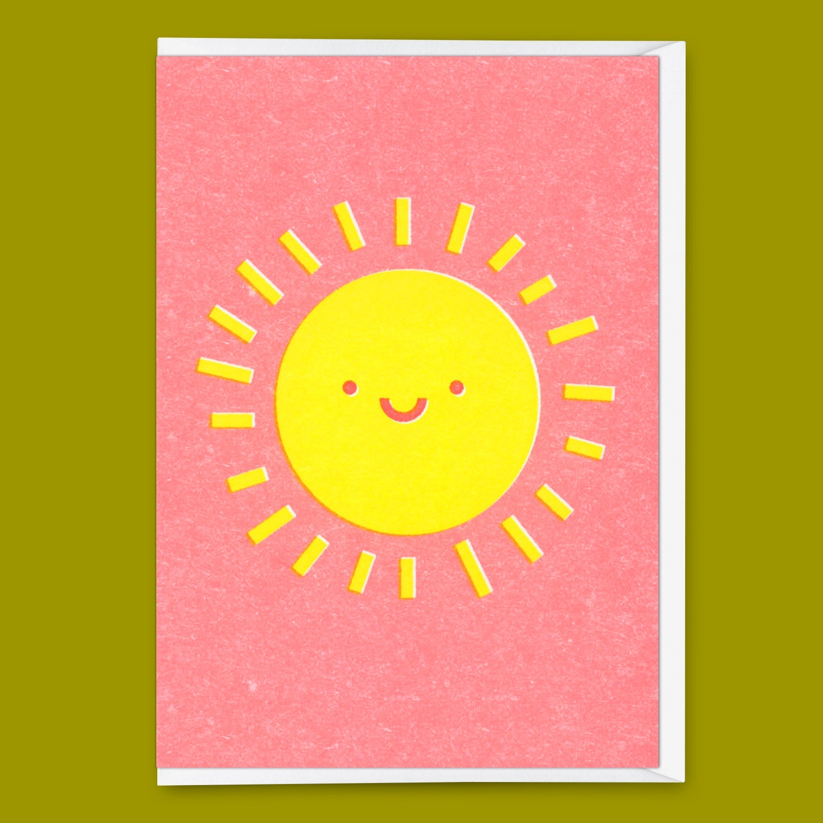 Grußkarte "Smiling sun" | Schöne Klappkarte  für jeden Anlass