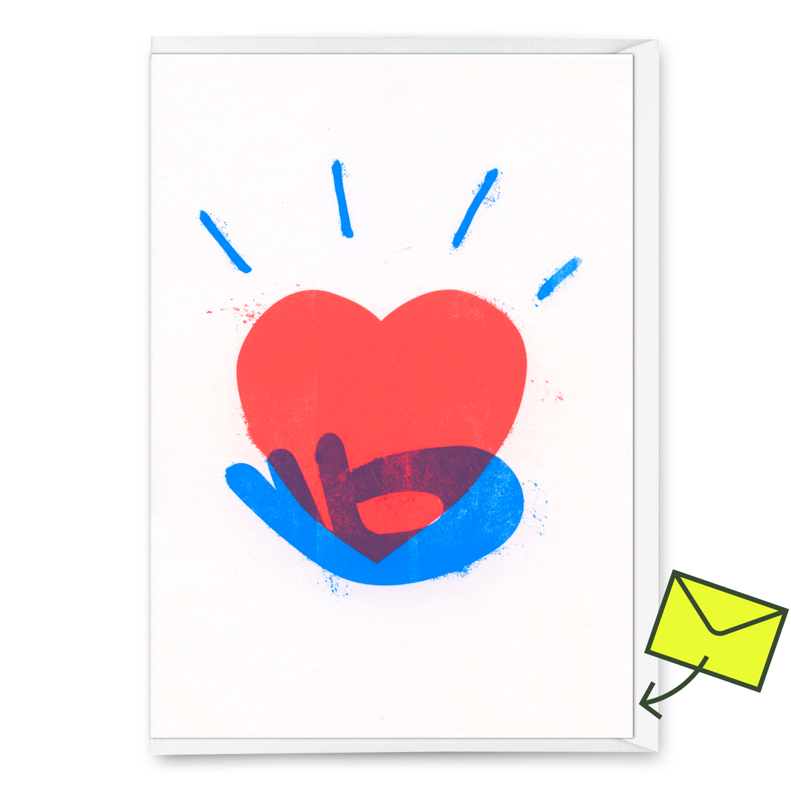 Grußkarte "Heart" | Schöne Klappkarte  für Verliebte
