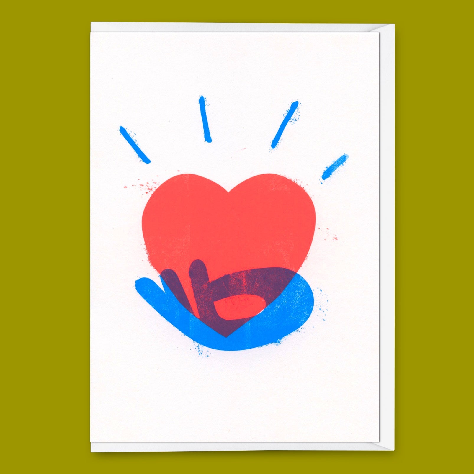 Grußkarte "Heart" | Schöne Klappkarte  für Verliebte