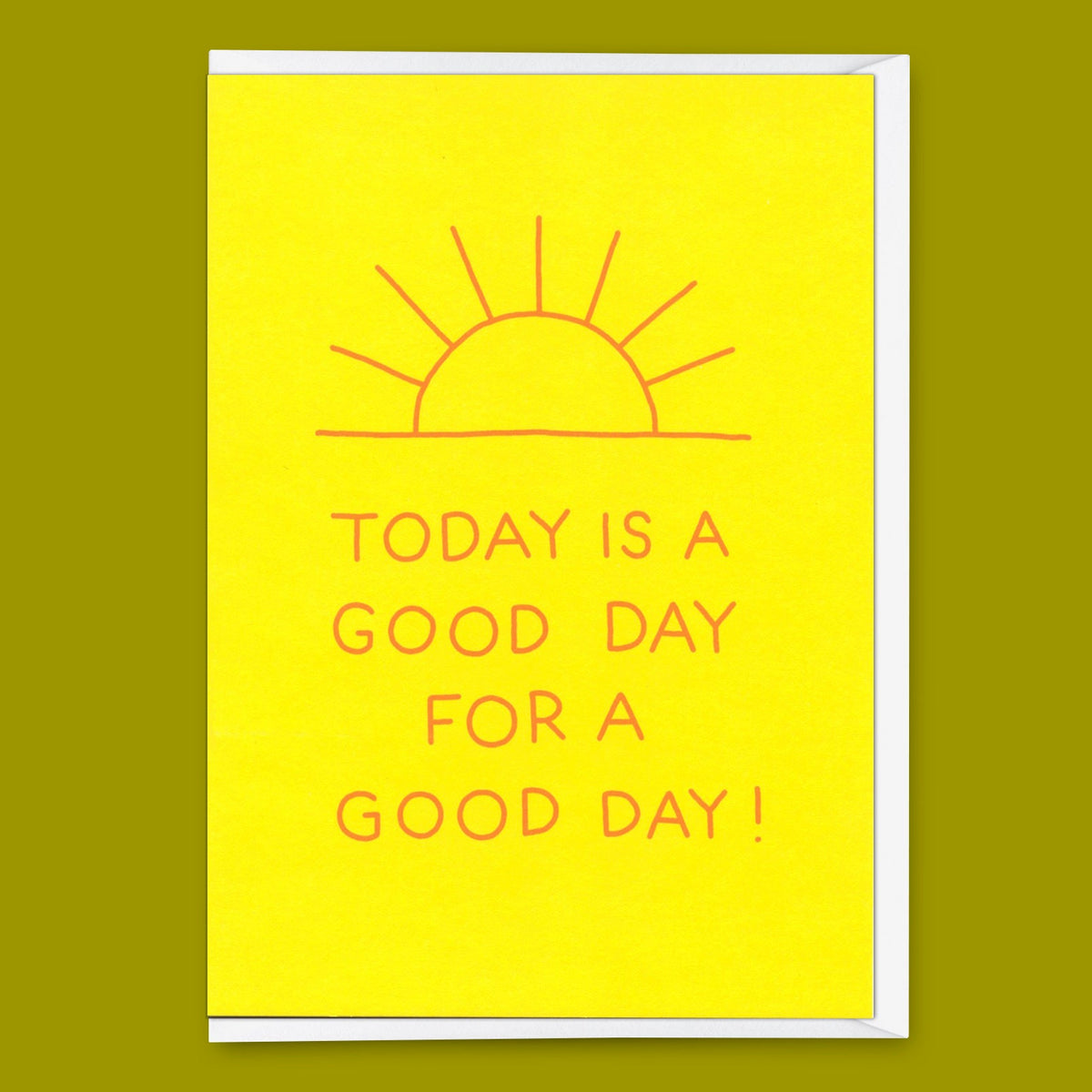 Grußkarte "Good day" | Coole Klappkarte mit Spruch für jeden Anlass