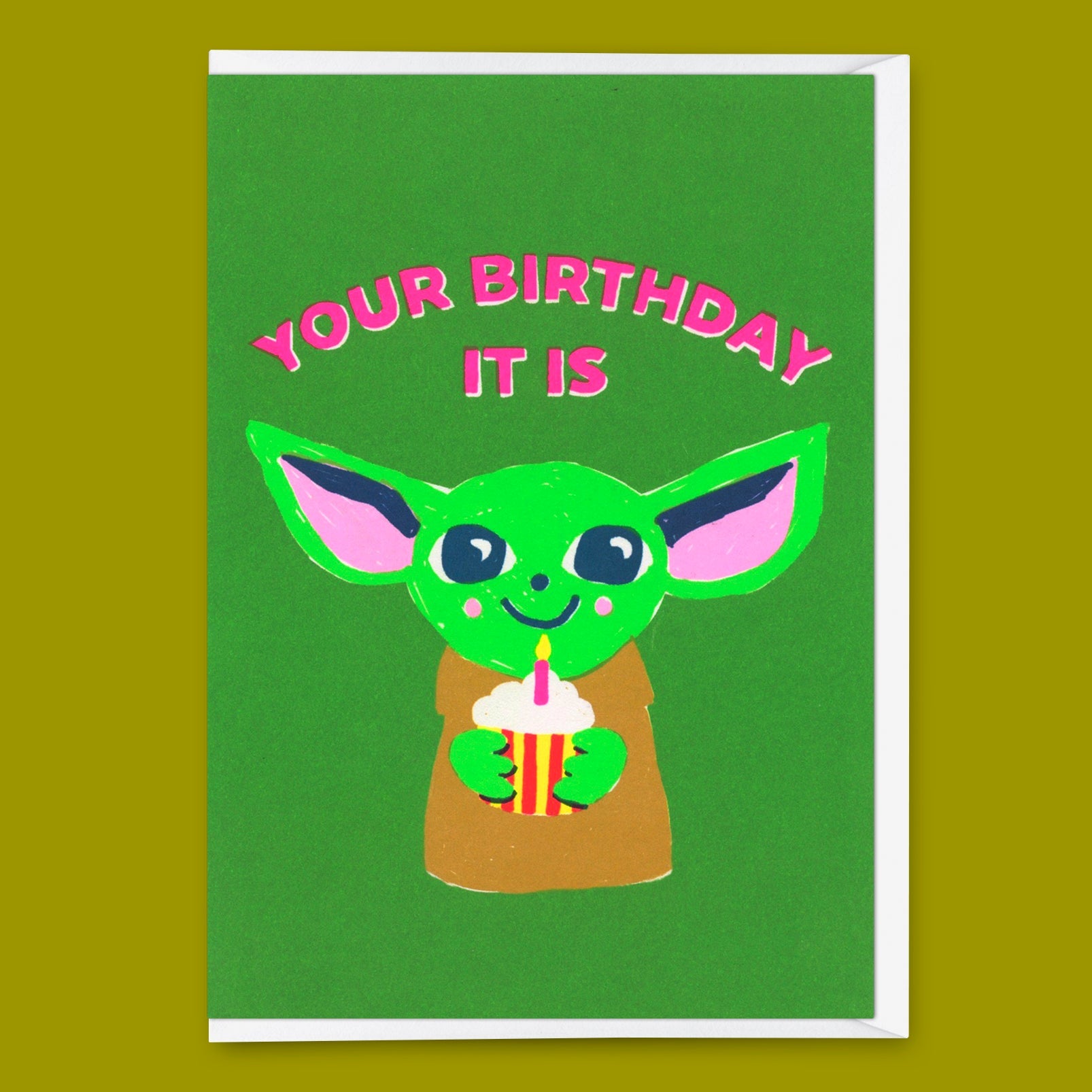 Grußkarte "Your birthday it is" | Coole Klappkarte  zum Geburtstag