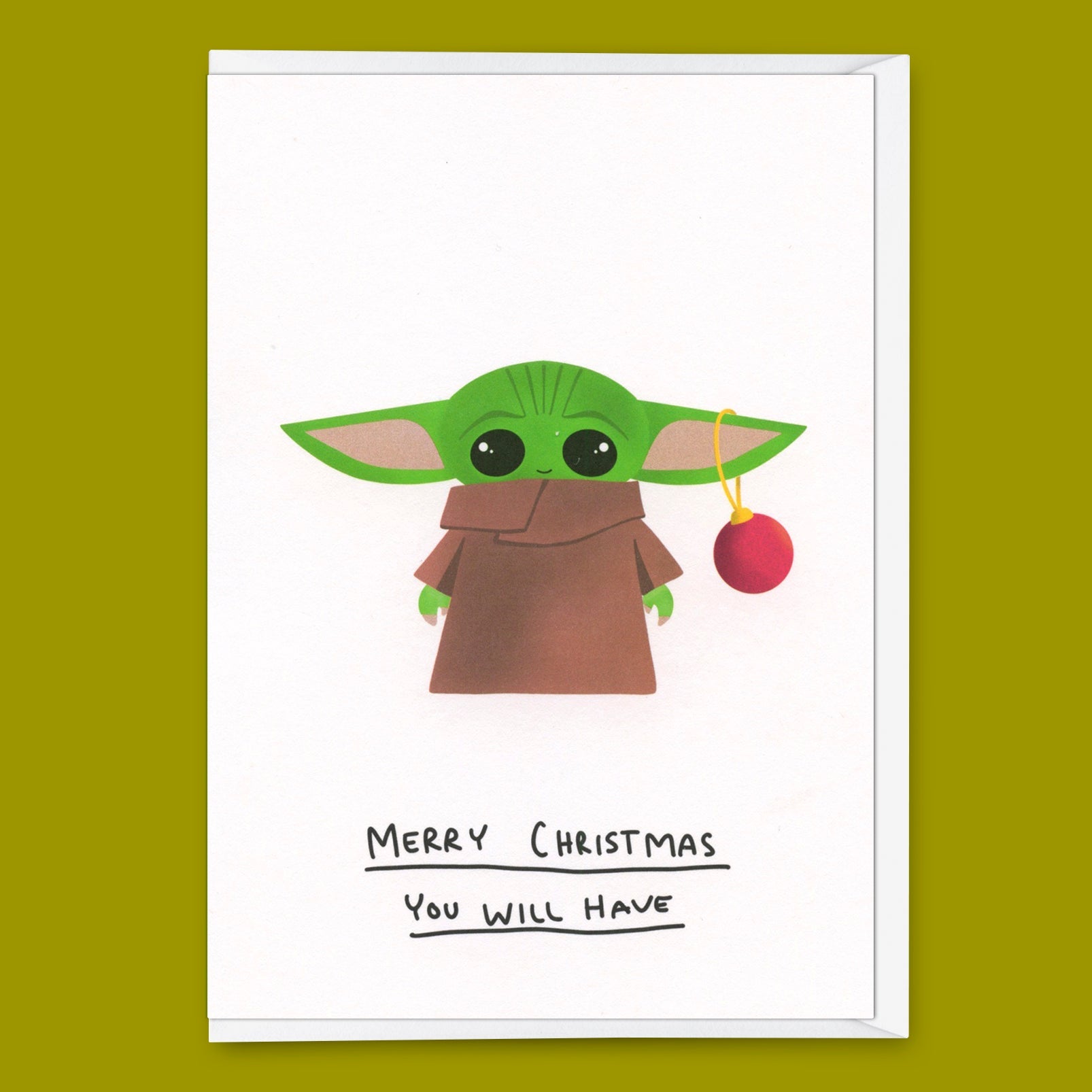 Grußkarte "Merry Christmas you will have" | Lustige Klappkarte zu Weihnachten