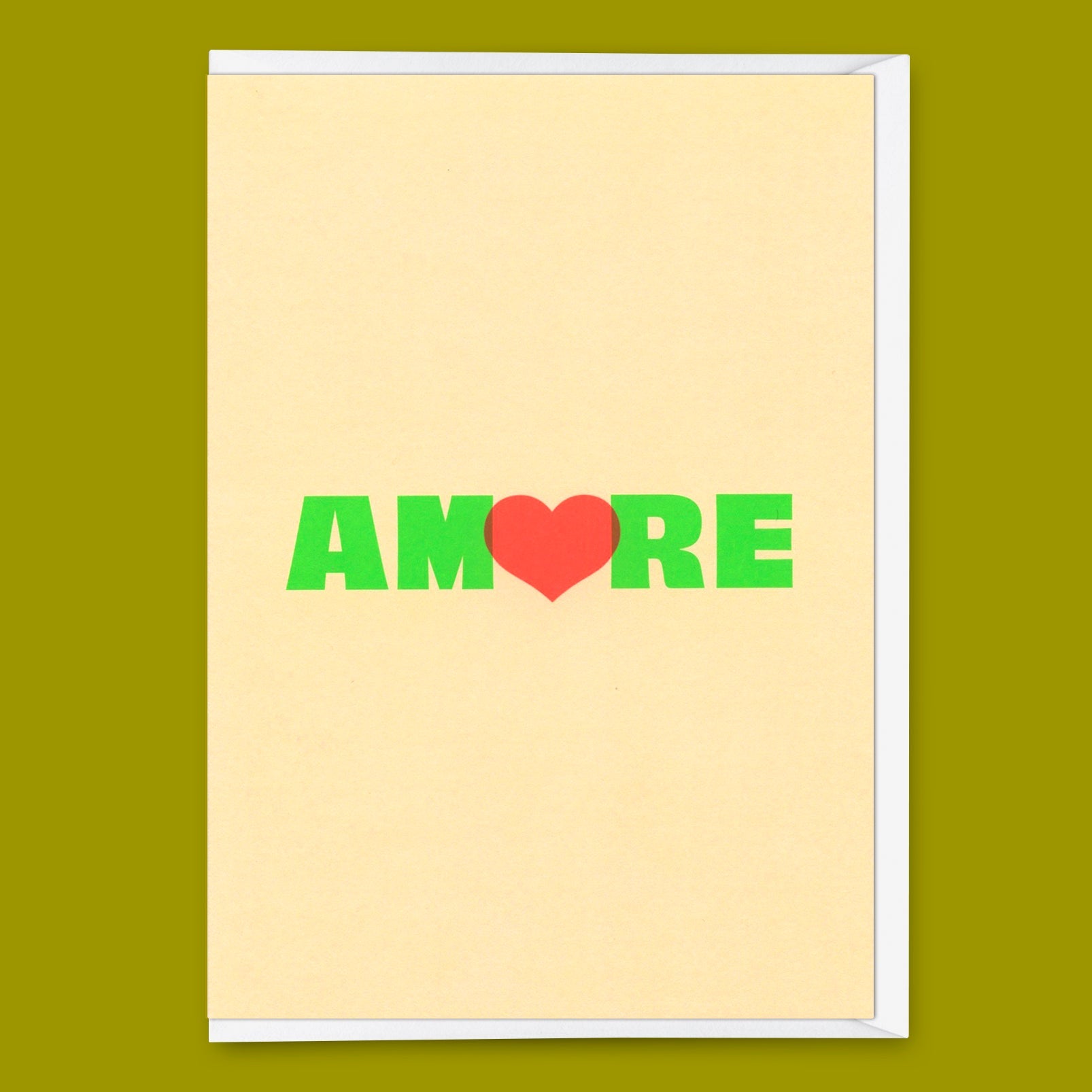 Grußkarte "Amore" | Coole Klappkarte für Verliebte