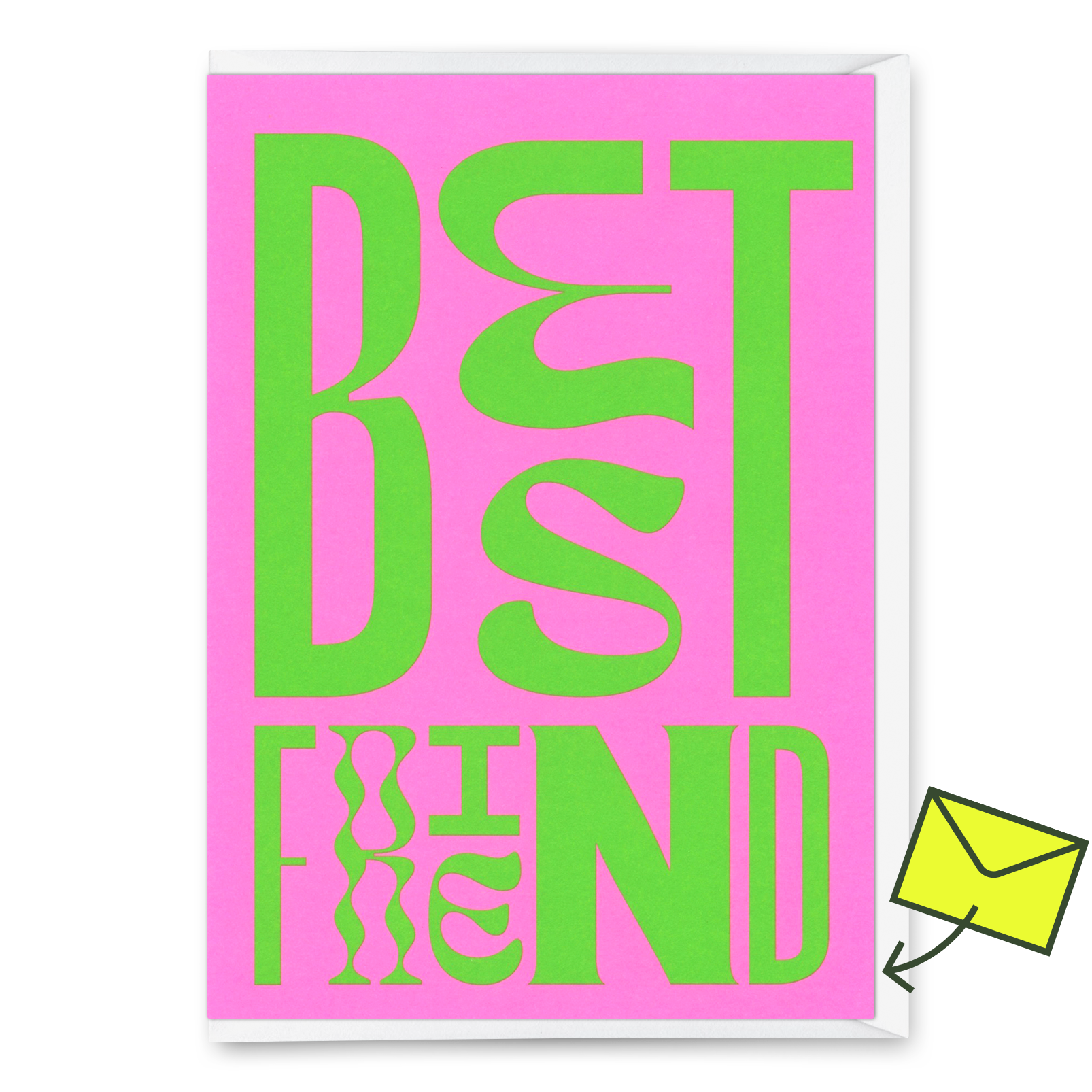 Grußkarte "Best Friends Forever" | Besondere Klappkarte für Freunde
