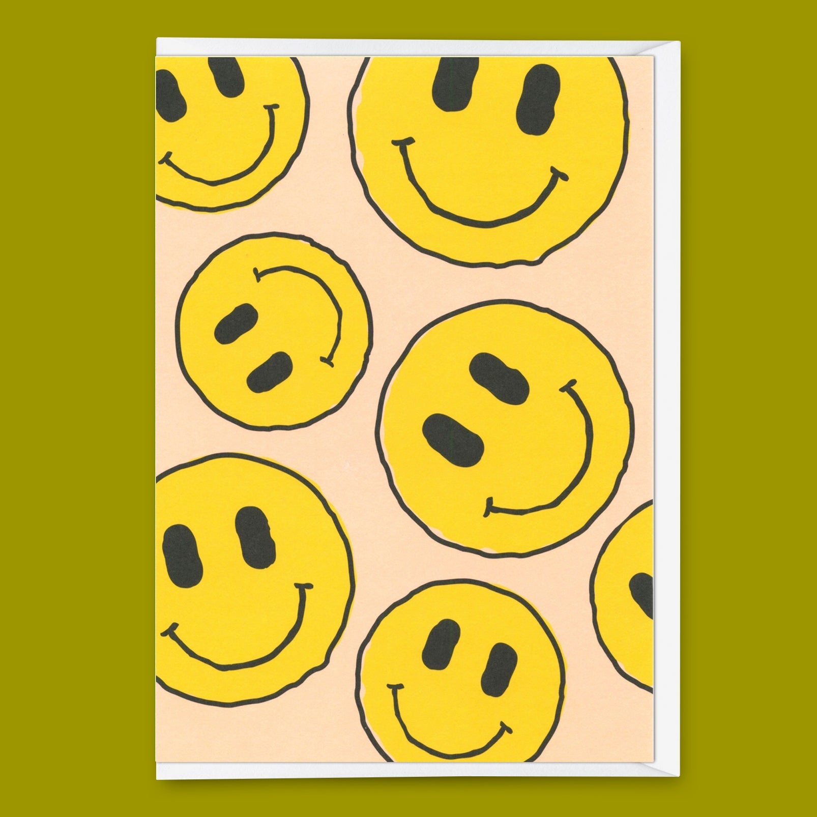 Grußkarte "Smilies" | Coole Klappkarte für jeden Anlass