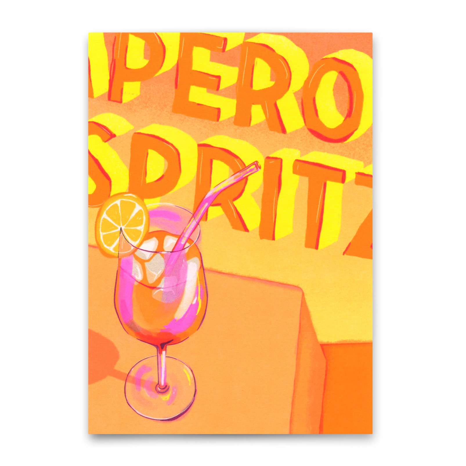 Postkarte "Aperol Spritz" | Coole Karte für jeden Anlass