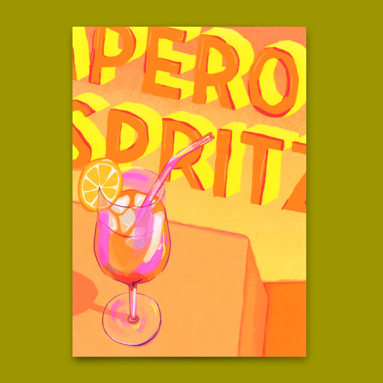 Postkarte "Aperol Spritz" | Coole Karte für jeden Anlass