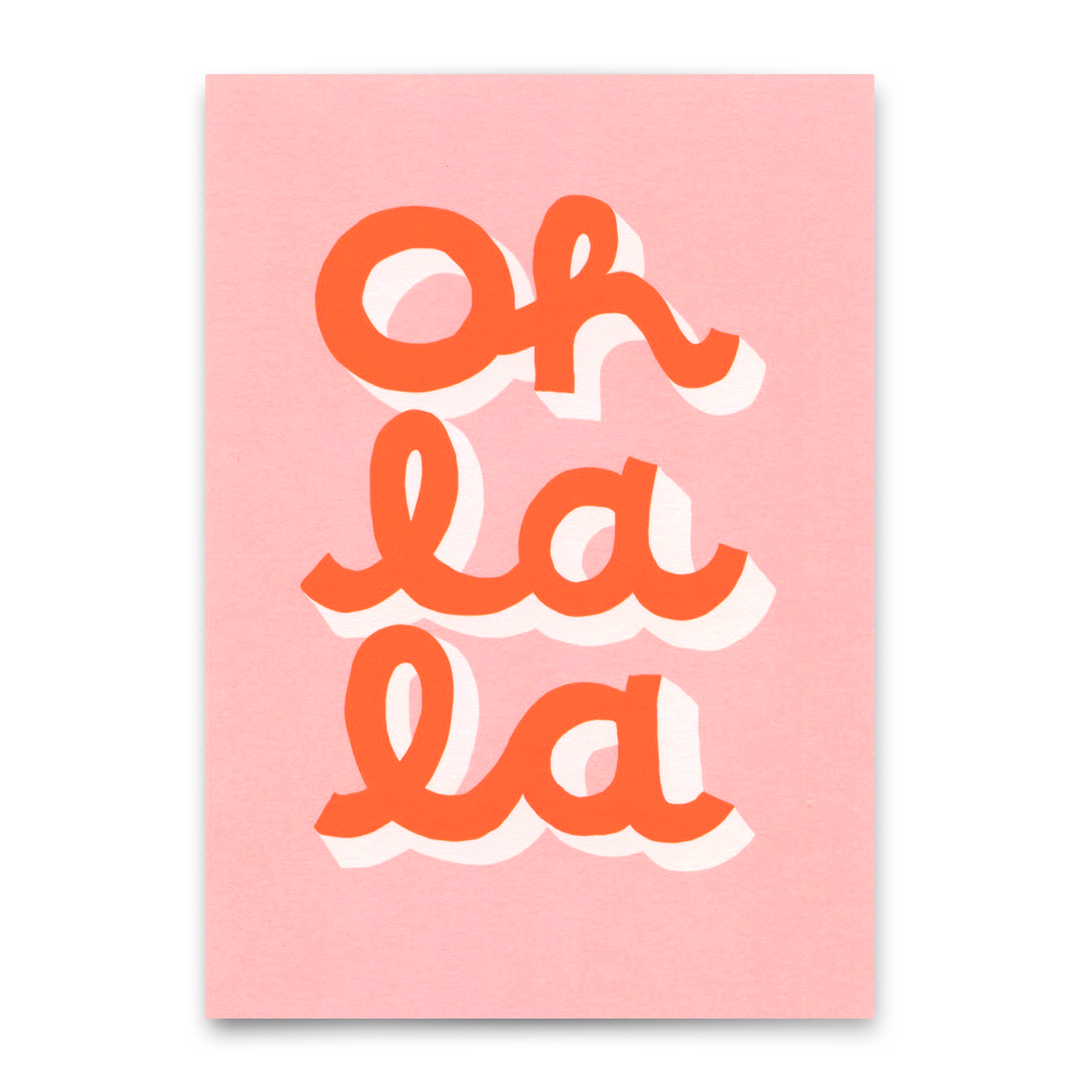 Postkarte "Oh La La" | Schöne Karte für jeden Anlass