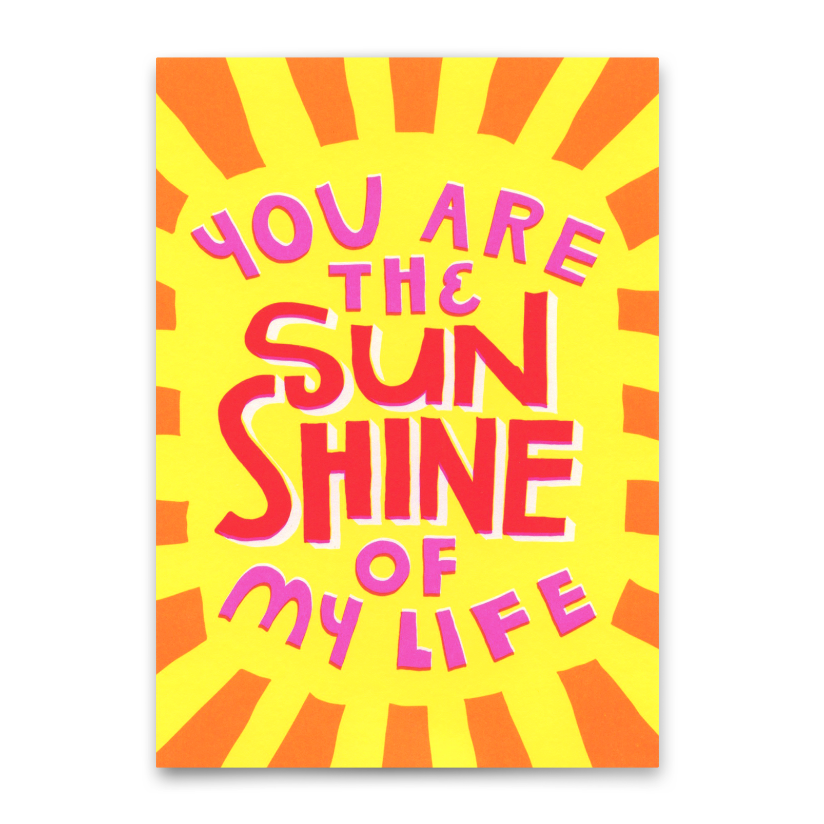 Postkarte "You are the sunshine" | Besondere Karte mit Spruch
