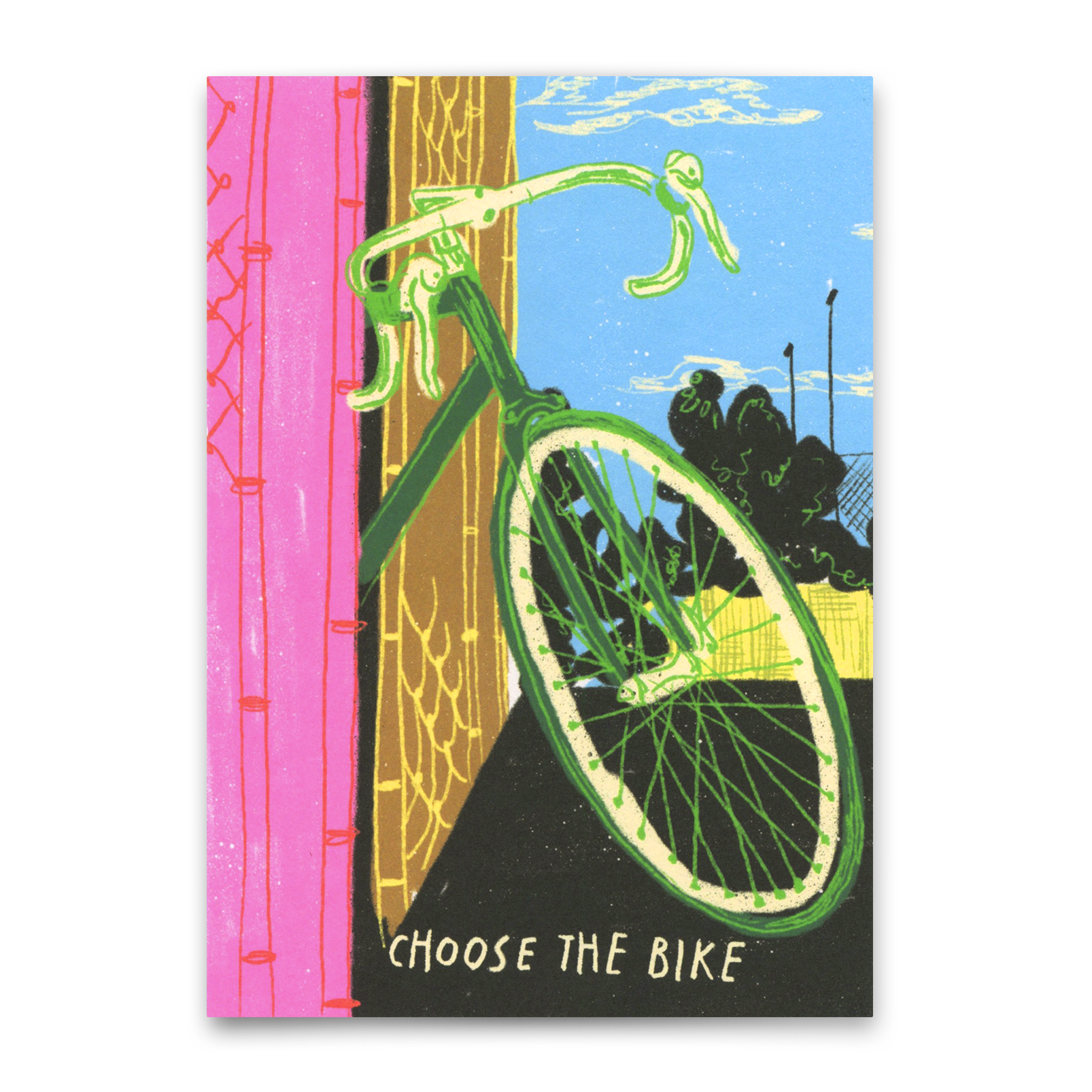 Postkarte "Choose the bike" | Besondere Karte mit Spruch