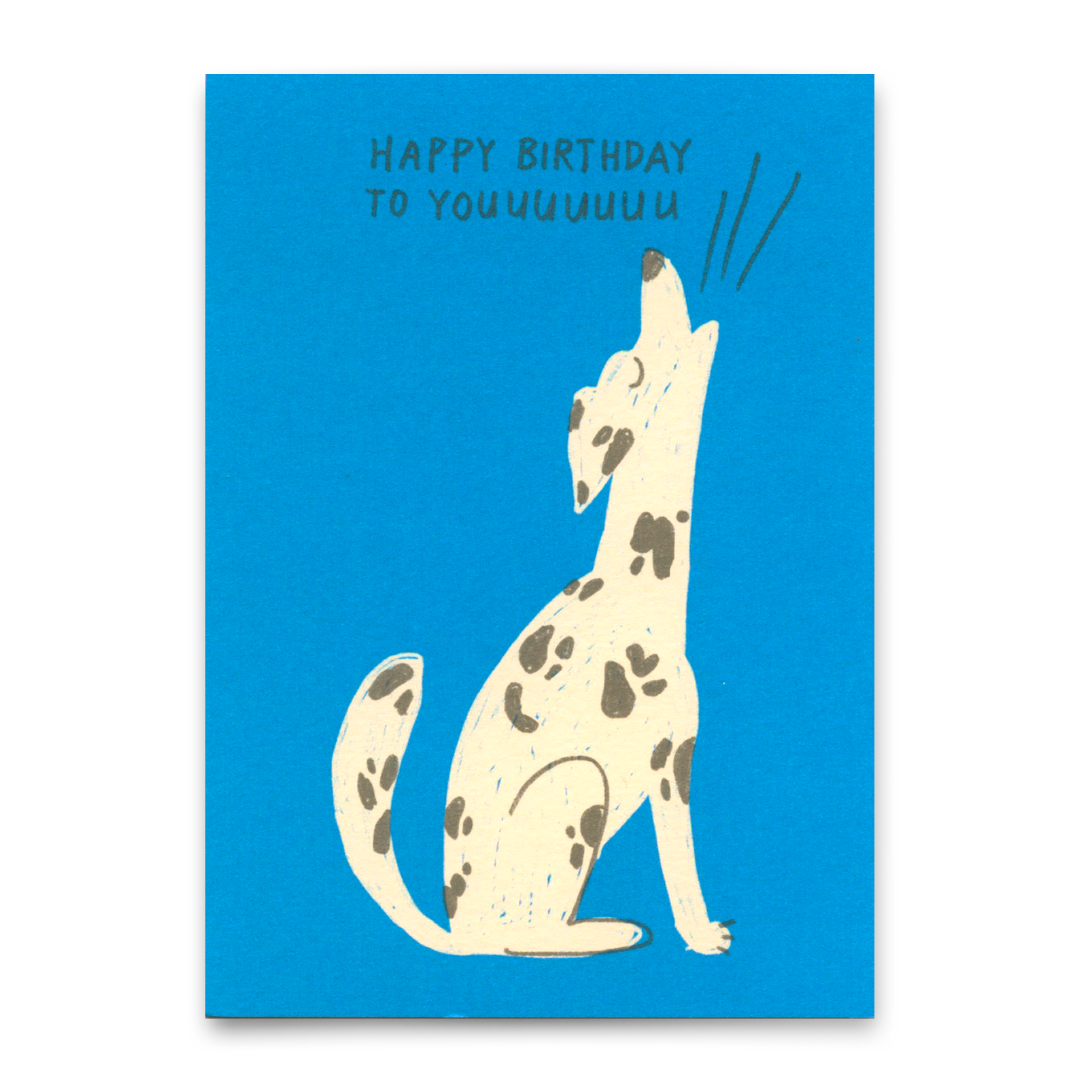 Postkarte "Birthday dog" | Besondere Karte mit Hunde-Motiv zum Geburtstag