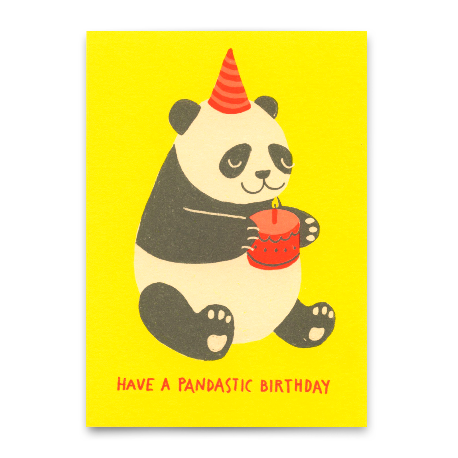 Postkarte "Have a pandastic birthday" | Lustige Karte zum Geburtstag
