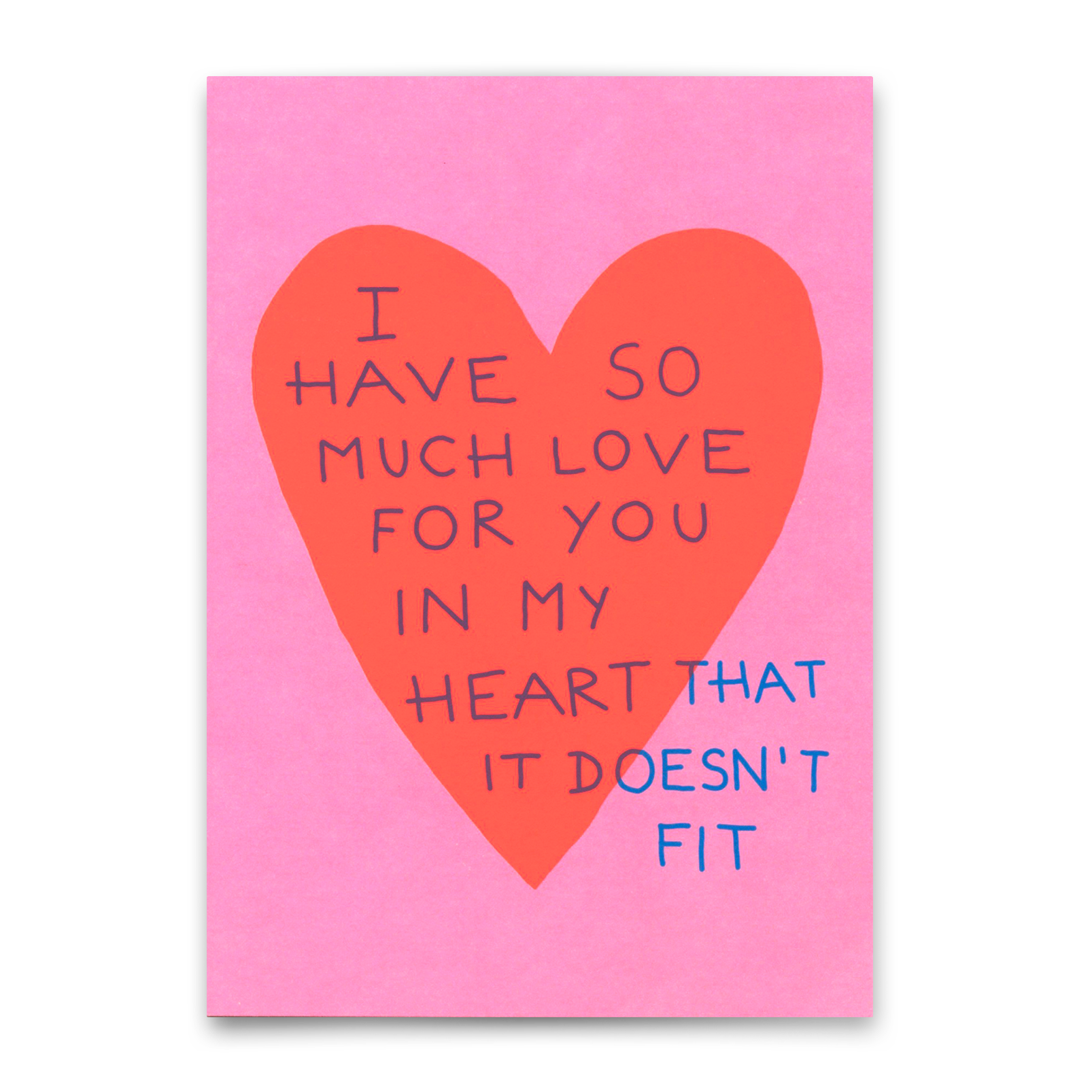 Postkarte "I have so much love for you" | Schöne Karte für Verliebte