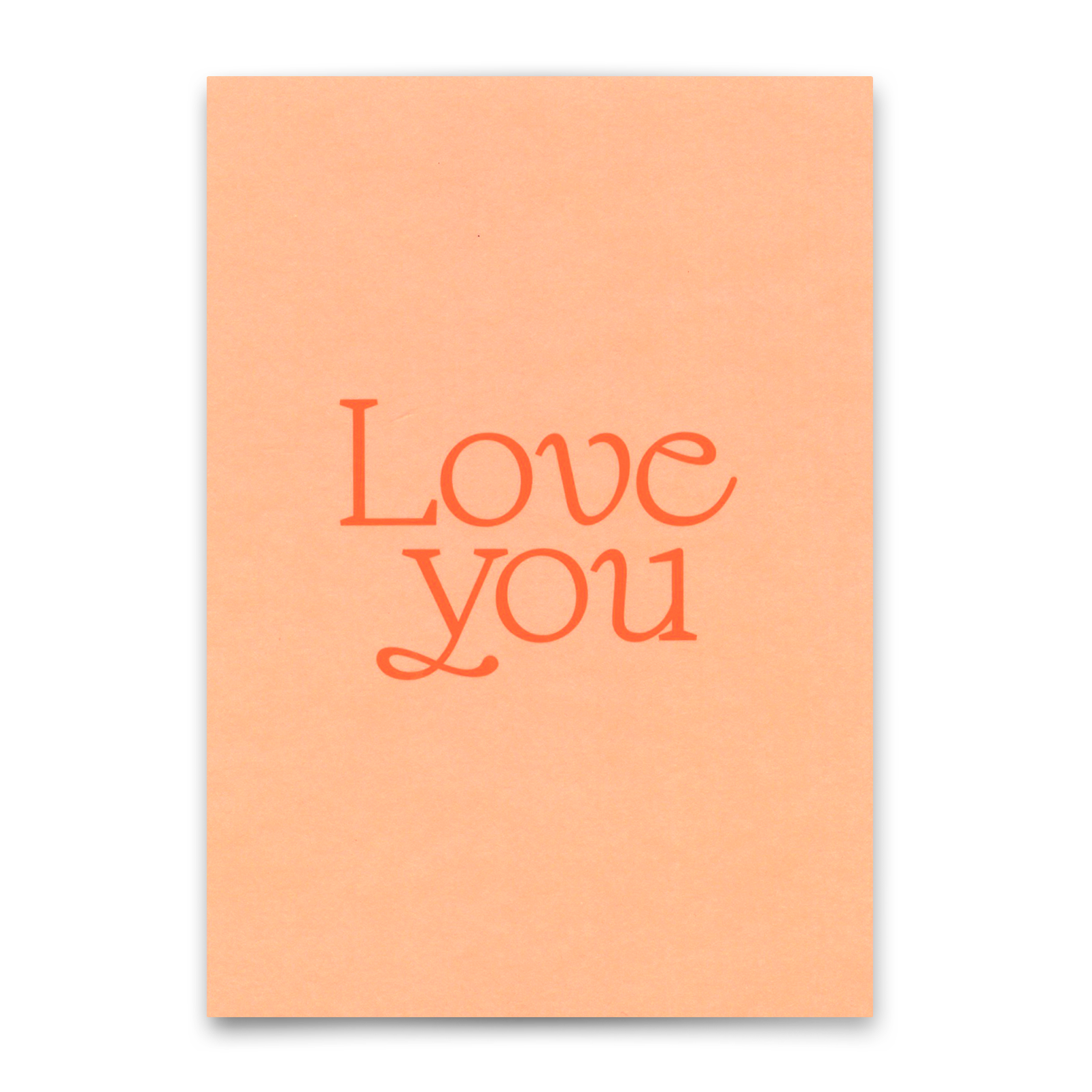 Postkarte "Love you Rosa" | Schöne Karte für Verliebte