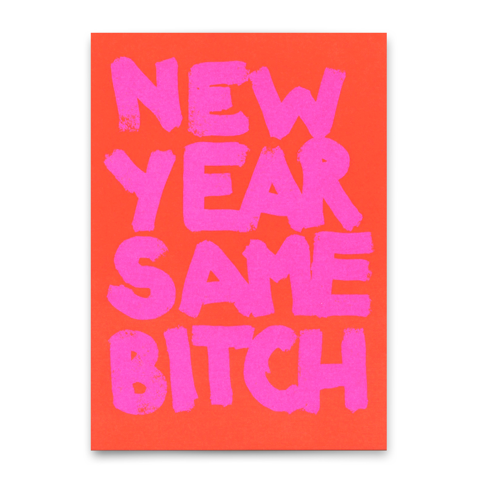 Postkarte "Same bitch" | Lustige Karte mit Spruch zum Geburtstag