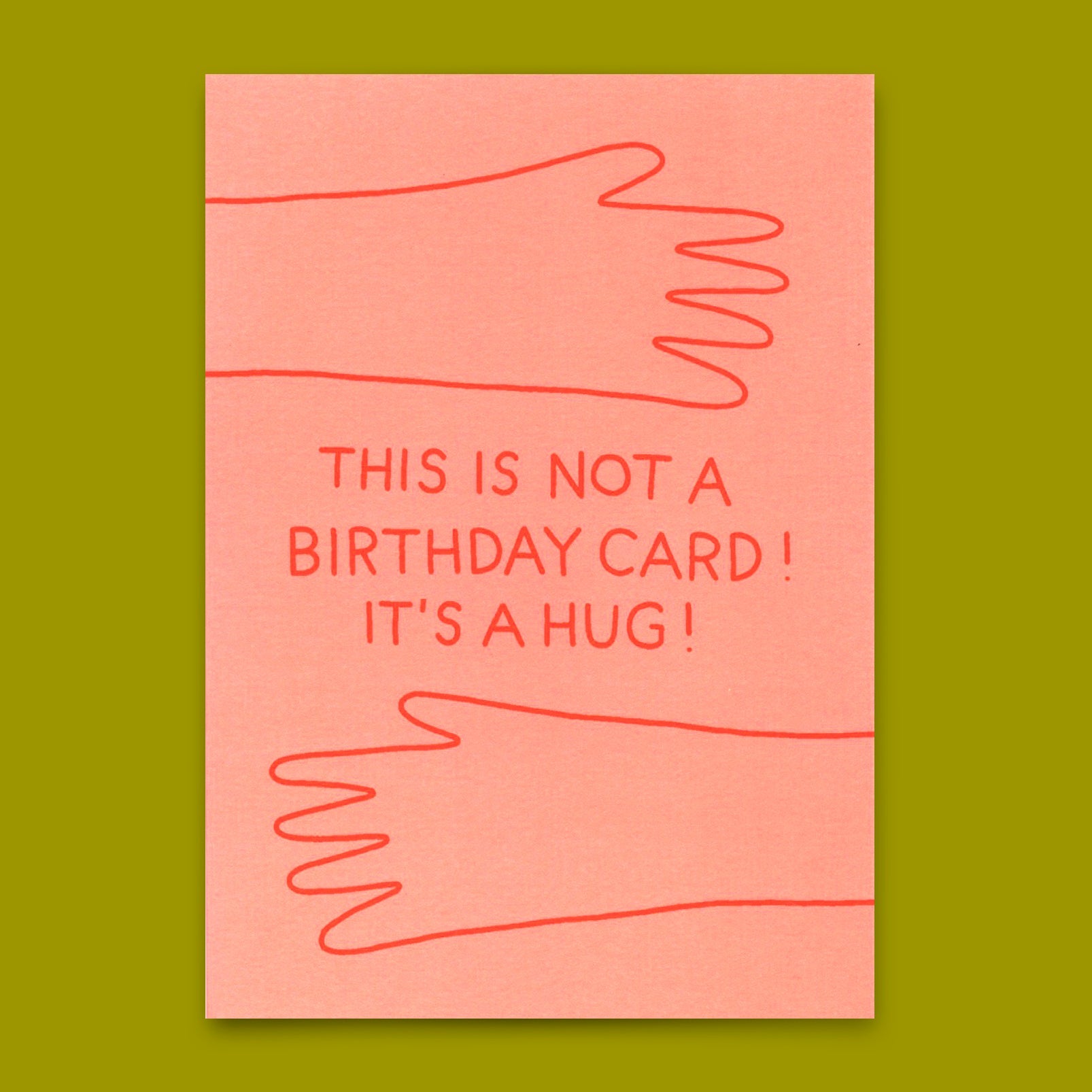 Postkarte "It´s a hug" | Lustige Karte für jeden Anlass