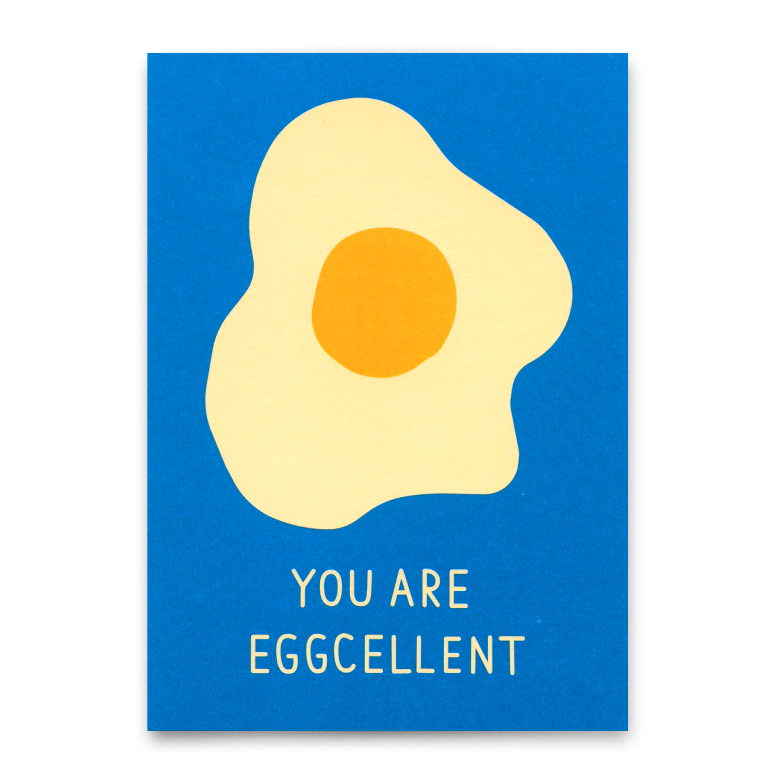 Postkarte "You´re eggcelent" | Ausgefallene Karte mit Spruch
