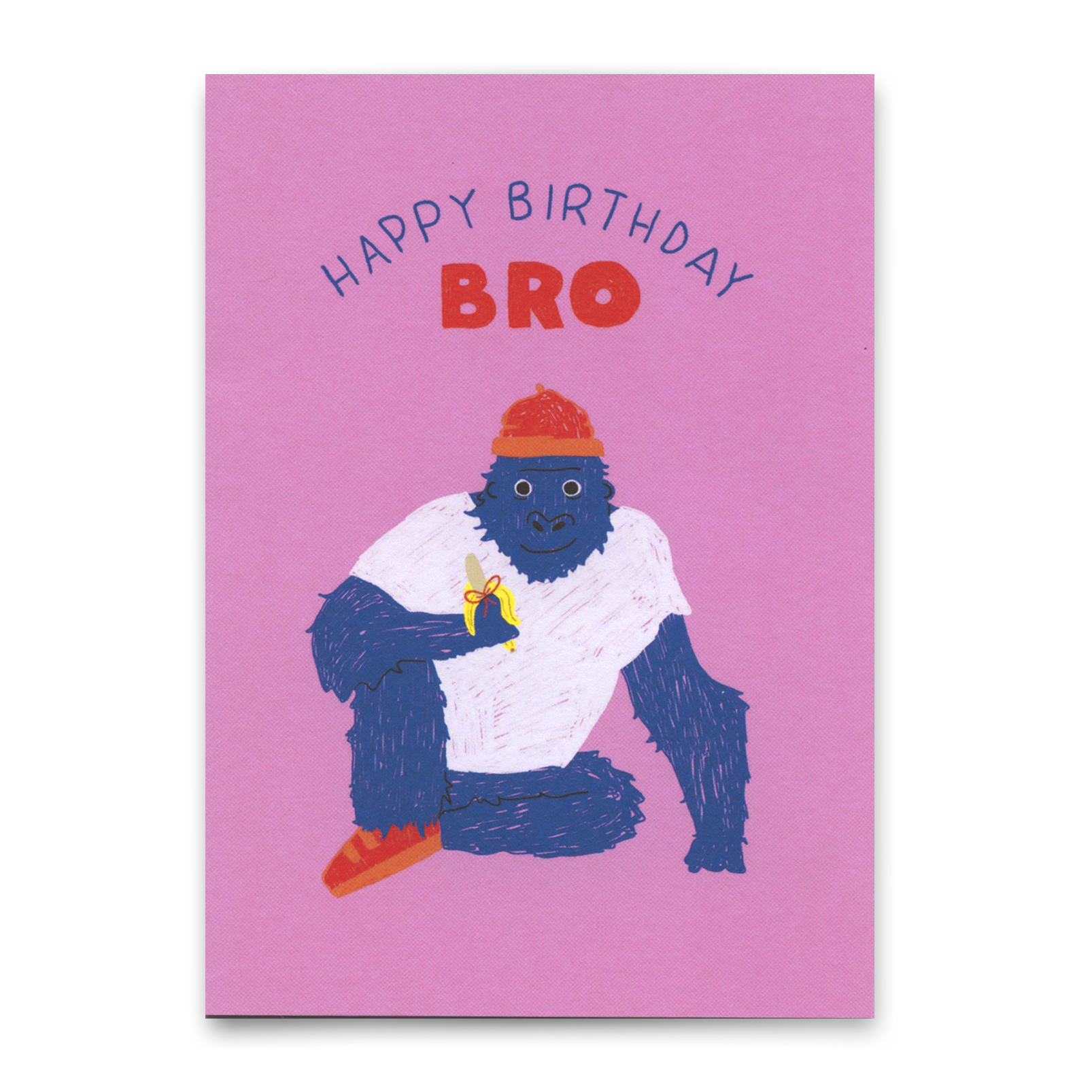 Postkarte "Happy Birthday, Bro" | Coole Karte zum Geburtstag