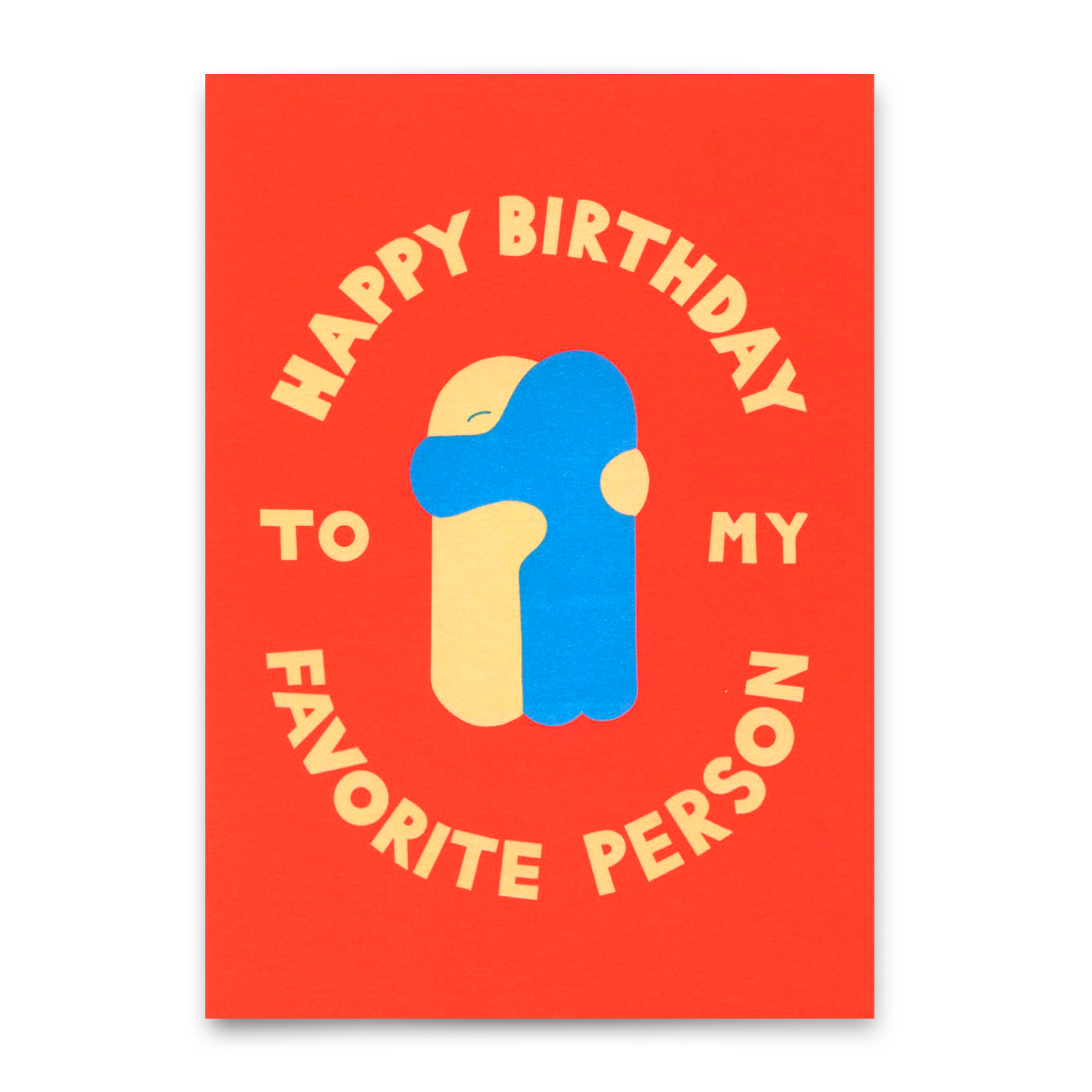 Postkarte "Favorite person Hug" | Besondere Karte zum Geburtstag