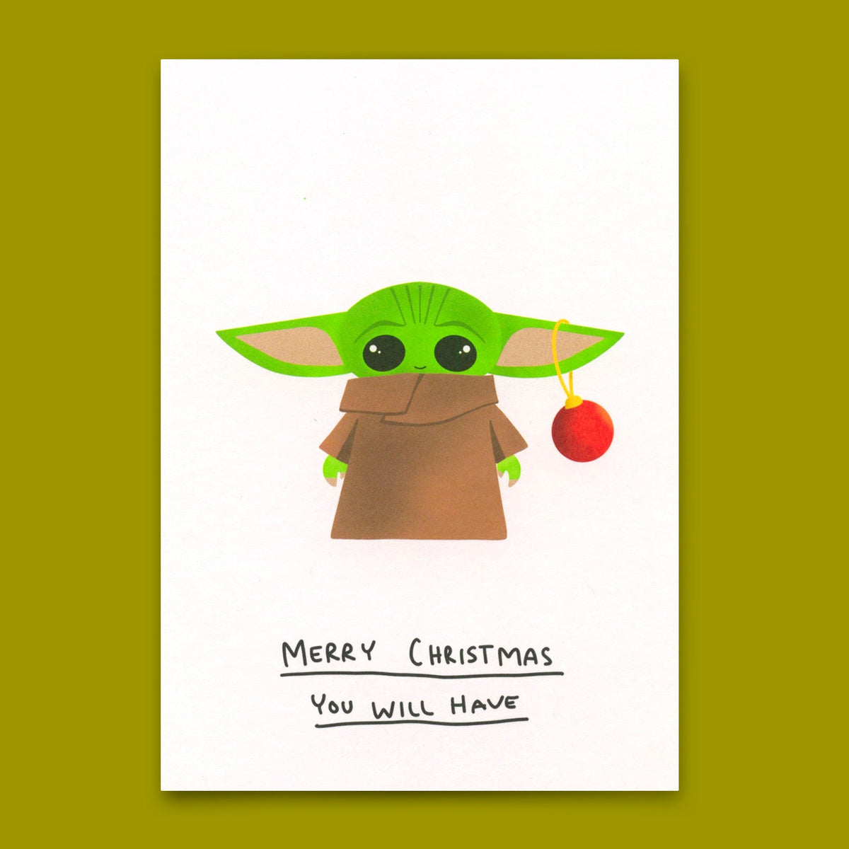 Postkarte "Merry Christmas you will have" | Lustige Karte zu Weihnachten