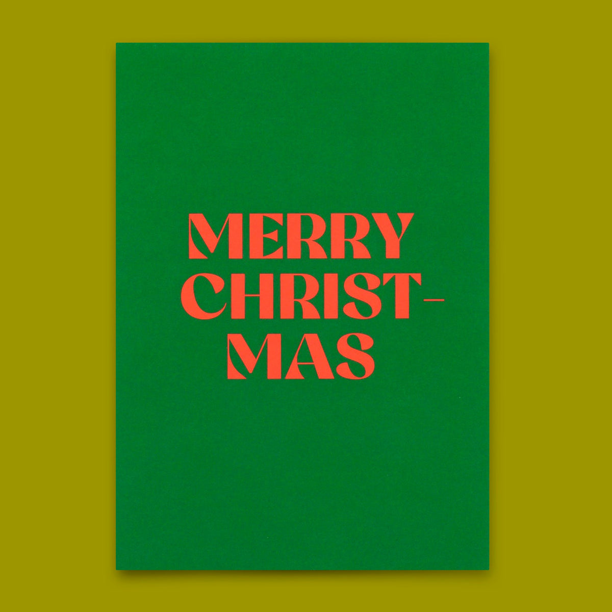 Postkarte "Merry Christmas Petrol" | Schöne Karte zu Weihnachten