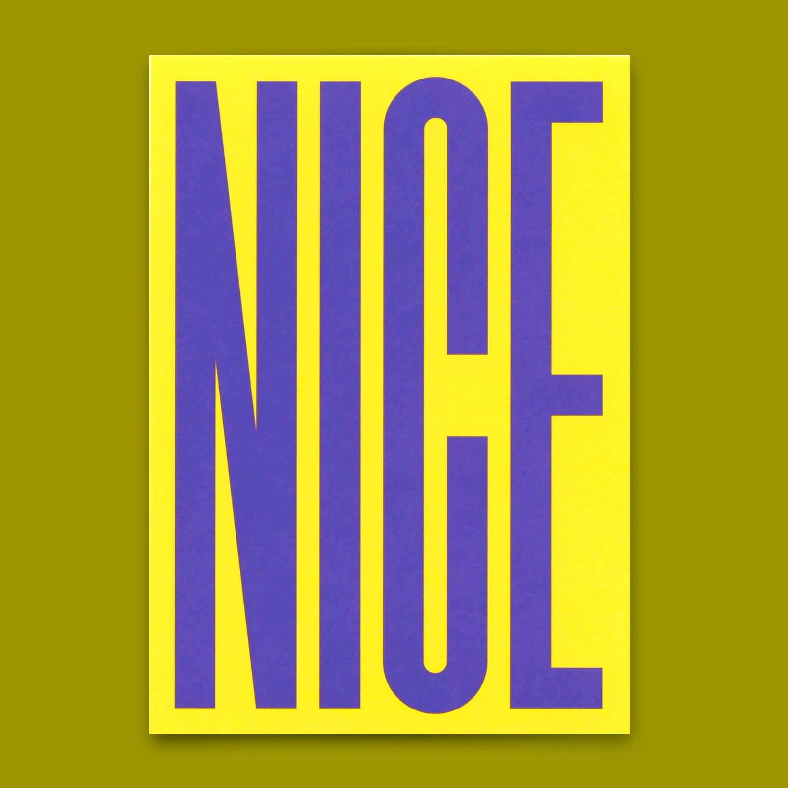 Postkarte "Nice bunt" | Coole Karte für jeden Anlass