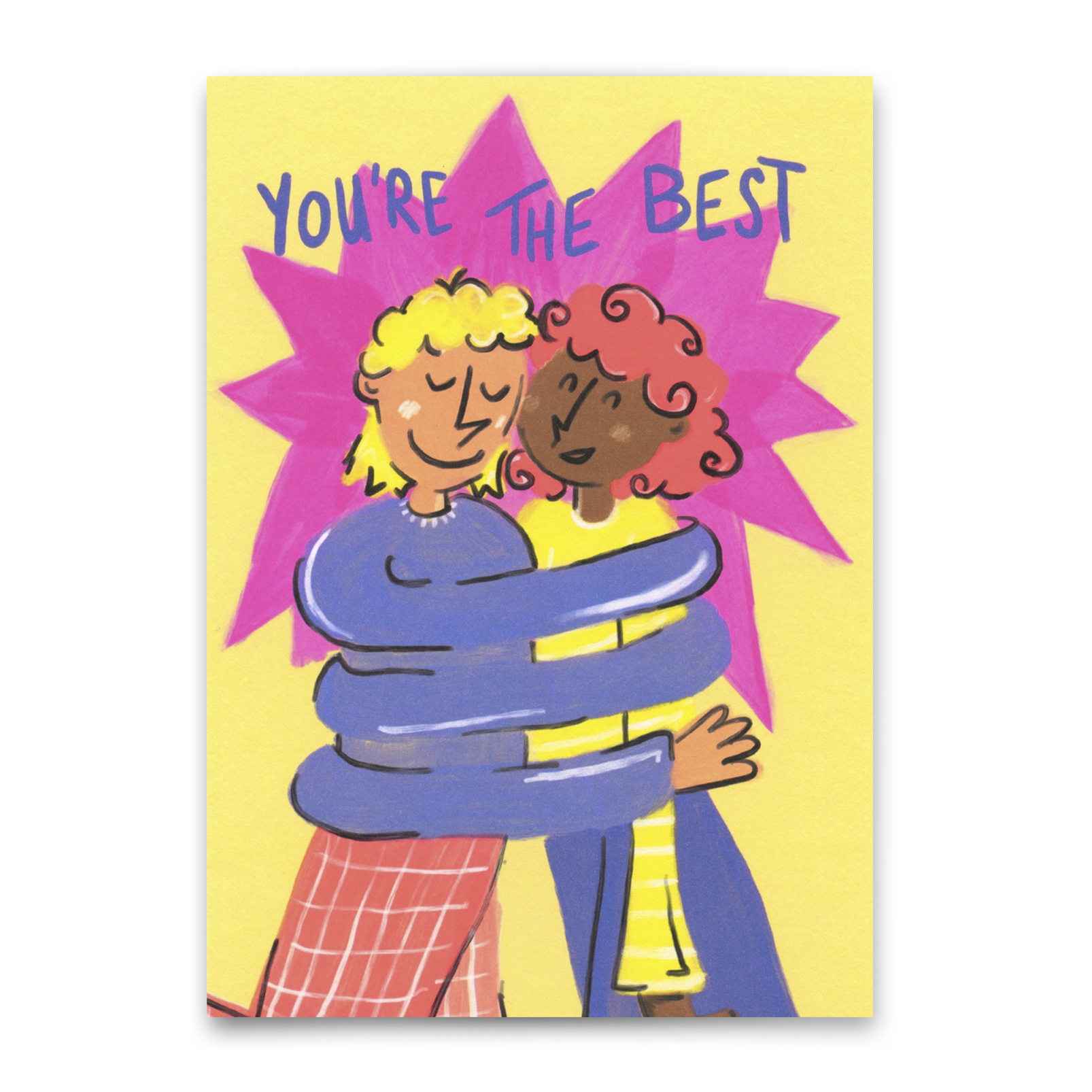 Postkarte "You´re the best" | Schöne Karte für jeden Anlass